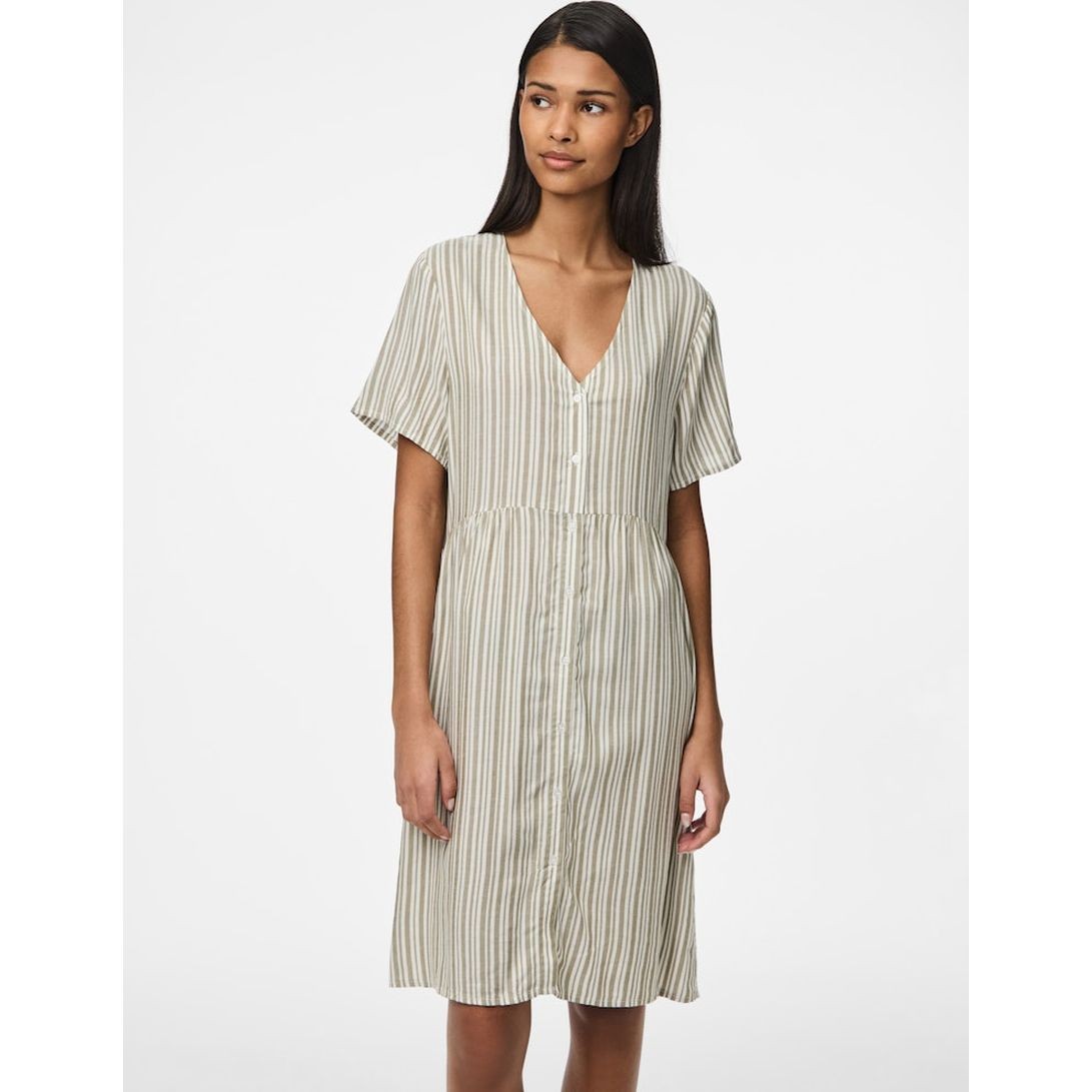 PIECES Mini suknelė moterims, Ruda, Pcalvina mini dress 3