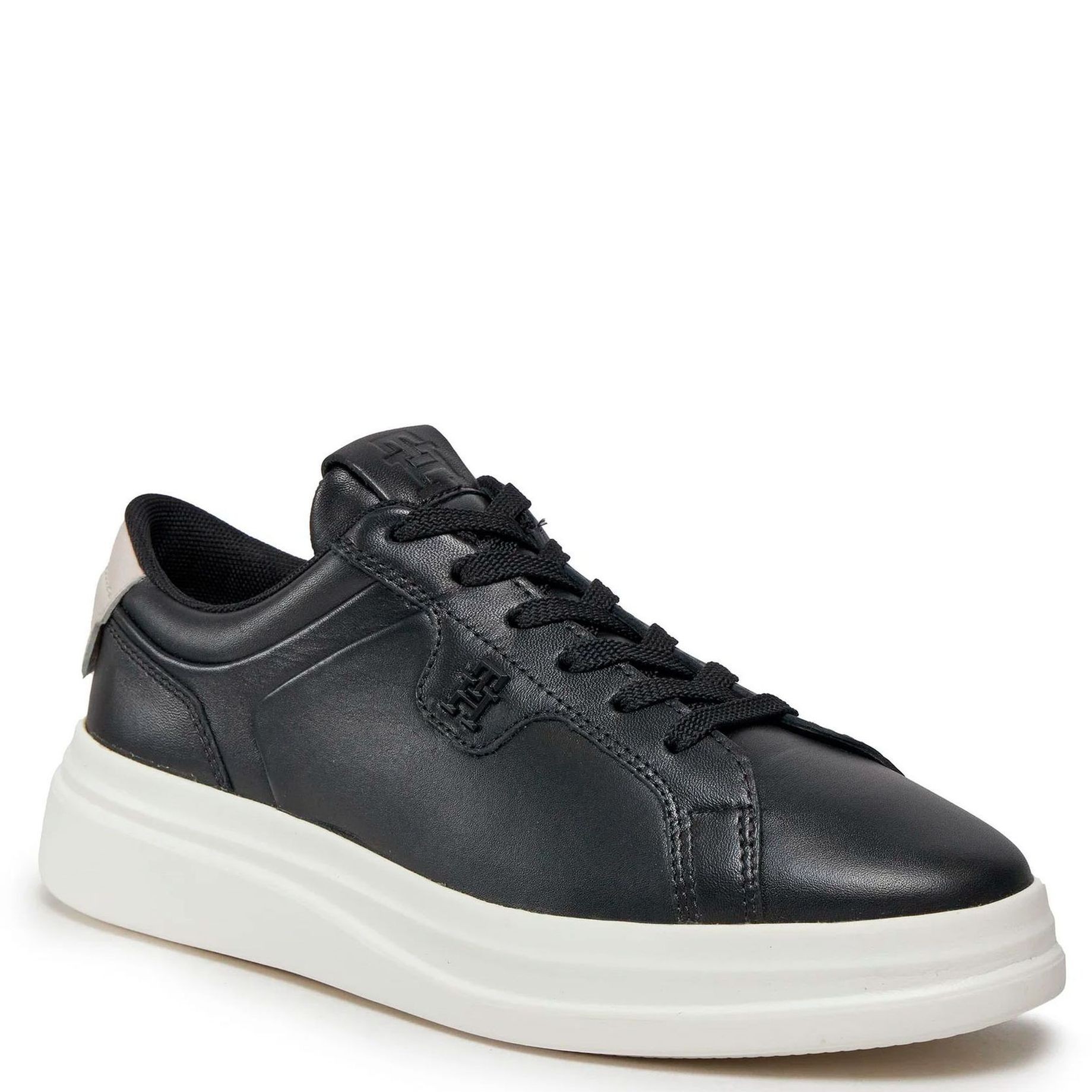 TOMMY HILFIGER Laisvalaikio bateliai moterims, Juoda, Pointy court sneaker 1
