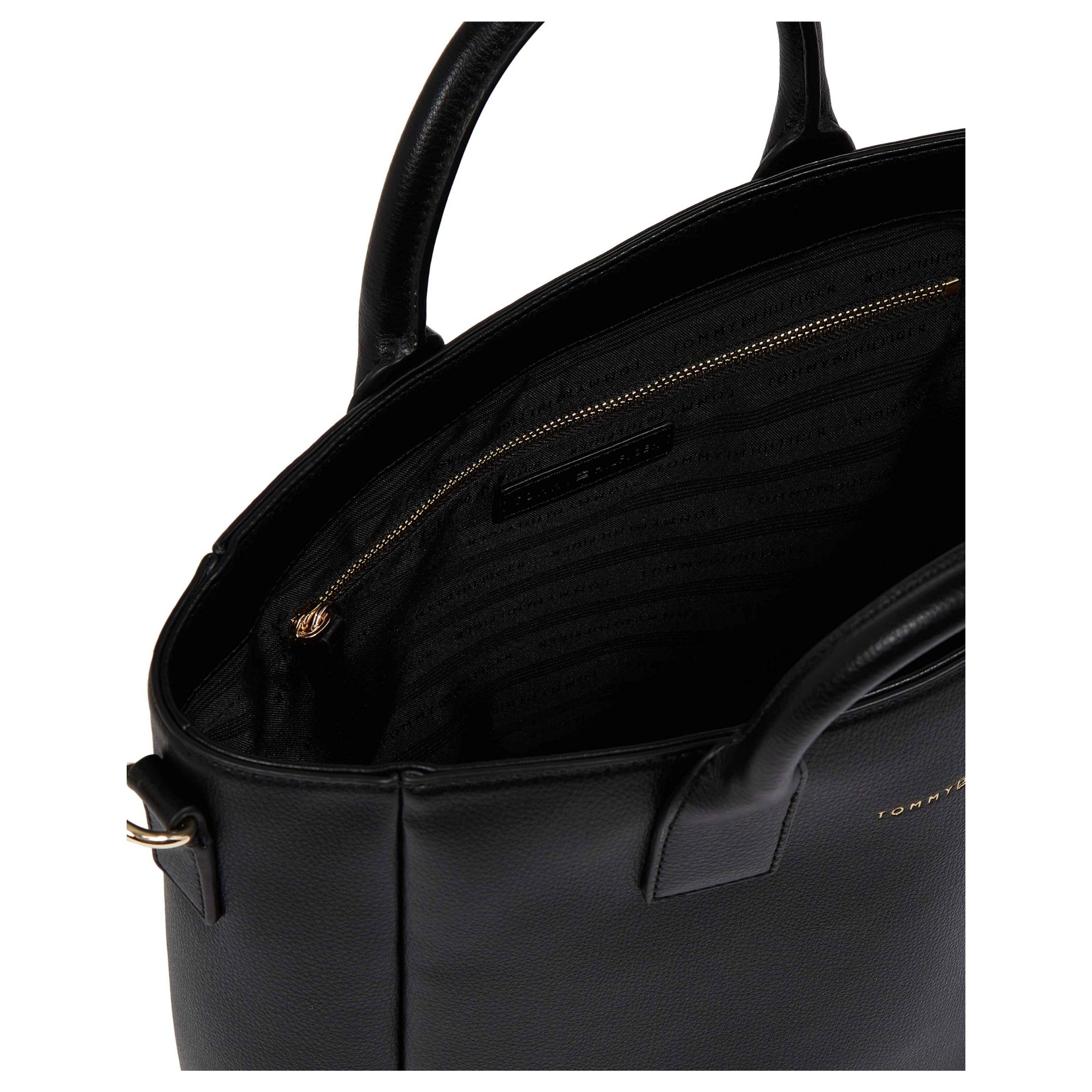 TOMMY HILFIGER Rankinė moterims, Juoda, TH casual tote 3