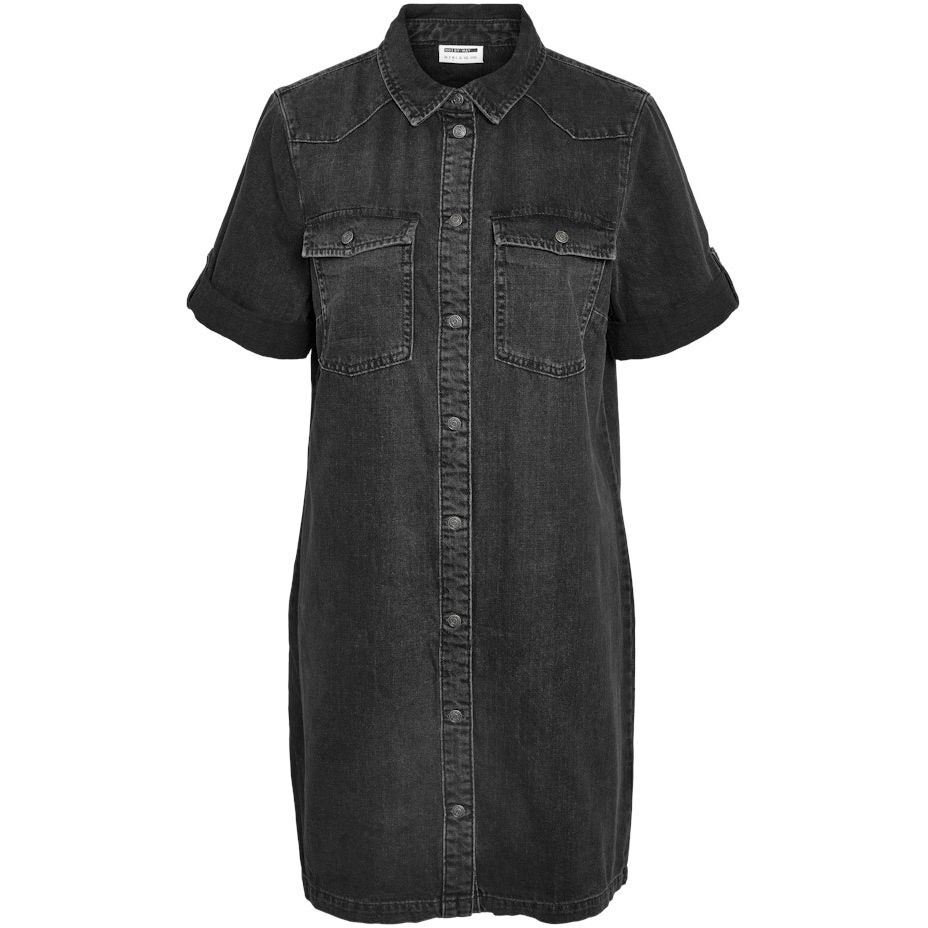 NOISY MAY Mini suknelė moterims, Juoda, Nmnew signmini dress 1