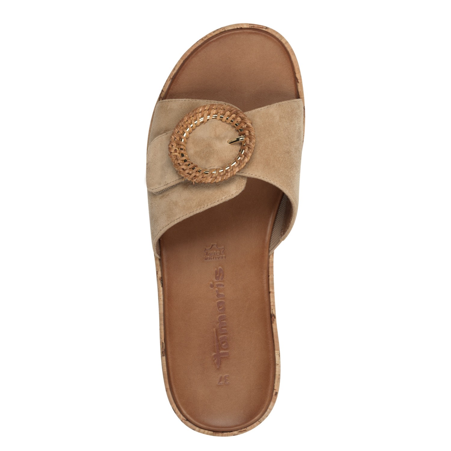 TAMARIS Šlepetės moterims, Smėlio, Slippers 5