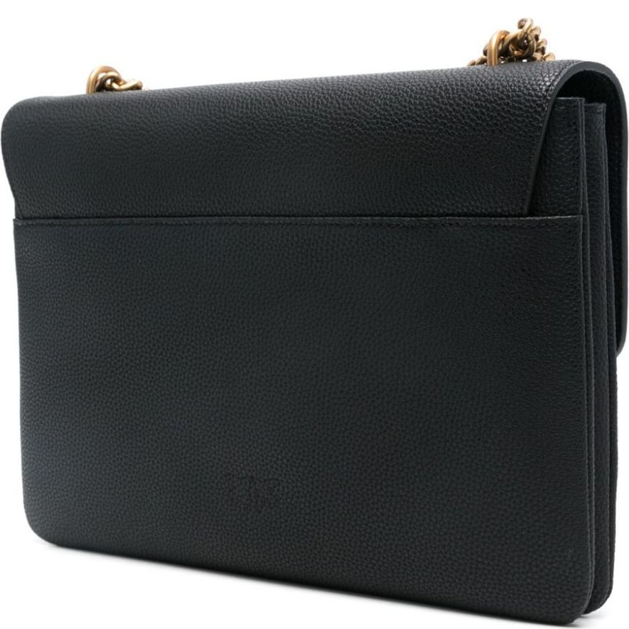 PINKO Rankinė per petį moterims, Juoda, Love one sholder bag 2