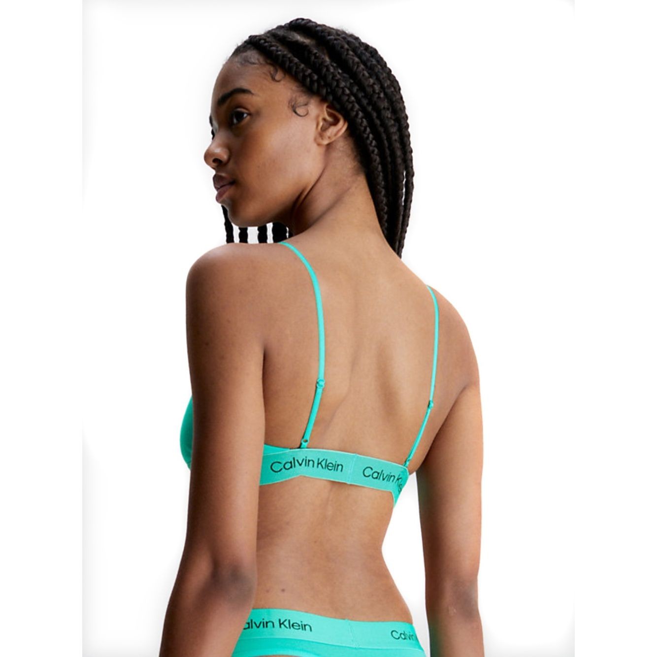 CALVIN KLEIN UW Liemenėlė moterims, Mėlyna, Unlined bralette 3