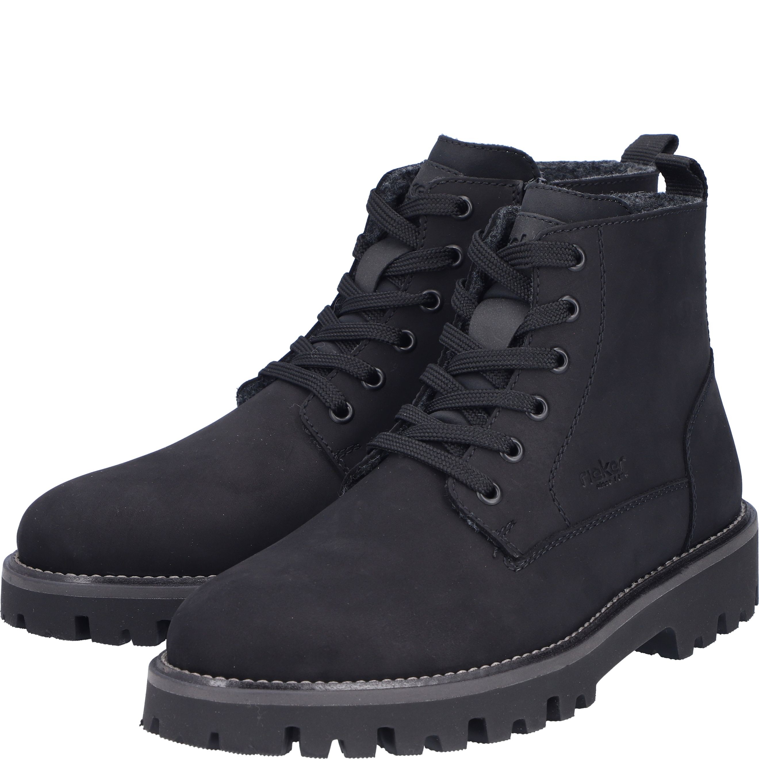 RIEKER Aulinukai vyrams, Juoda, Men's boots 11