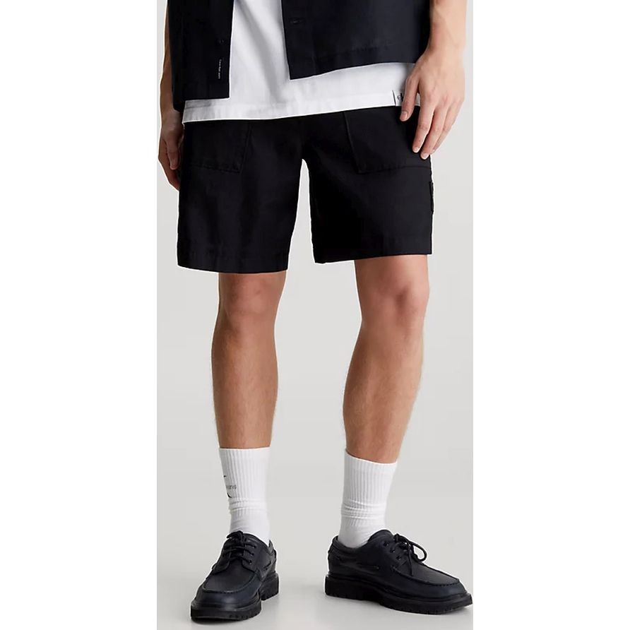 CALVIN KLEIN JEANS Šortai vyrams, Juoda, Other shorts 2
