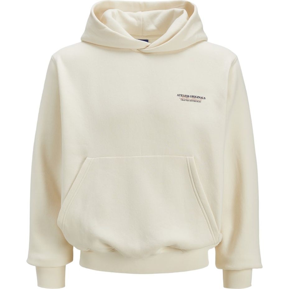 JACK & JONES Džemperis vyrams, Smėlio, Islington back sweat hood 1