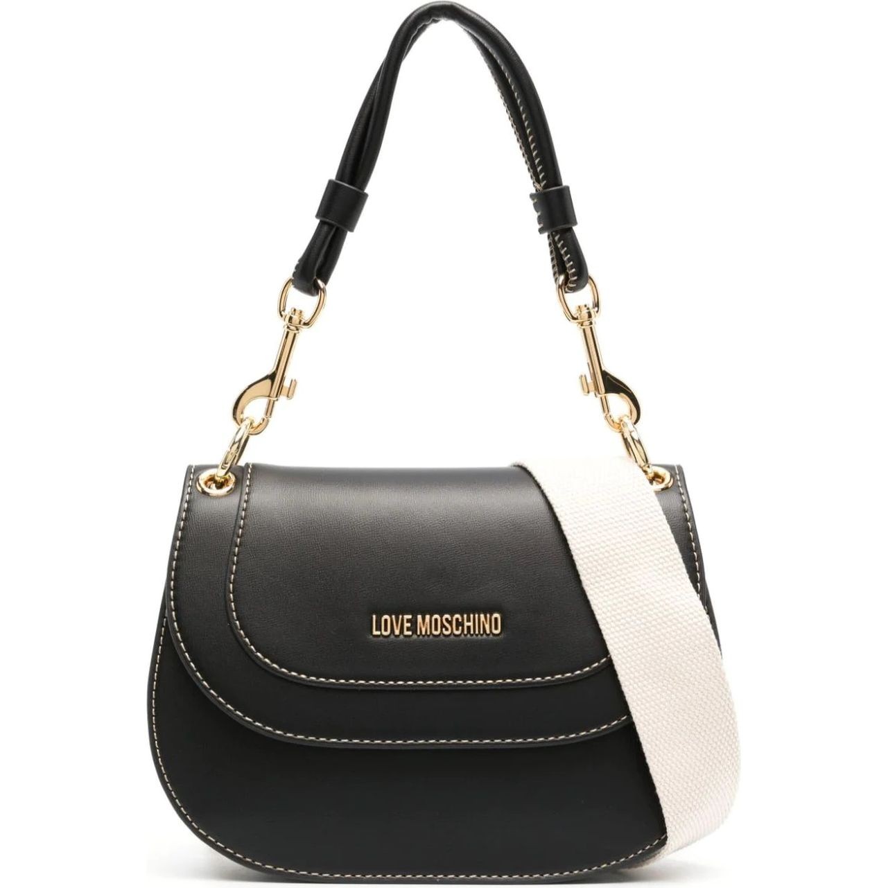 LOVE MOSCHINO Rankinė per petį moterims, Juoda, Crossbody 1