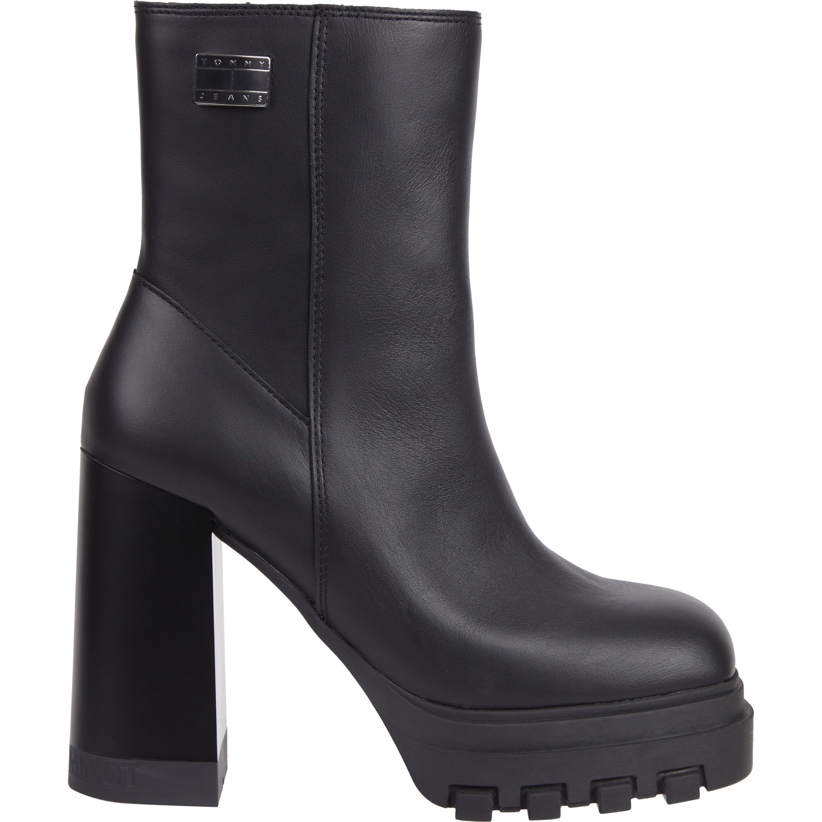 TOMMY JEANS Aulinukai moterims, Juoda, High heel ankle boot 2