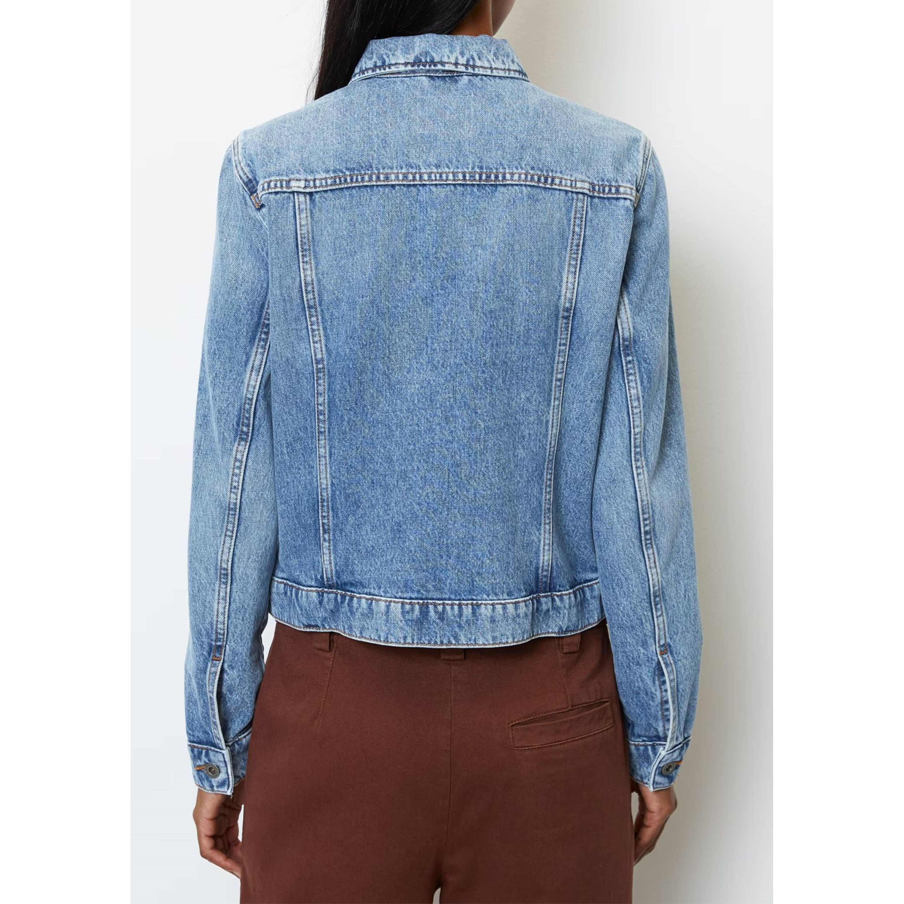 MARC O'POLO Džinsinis švarkas moterims, Mėlyna 3