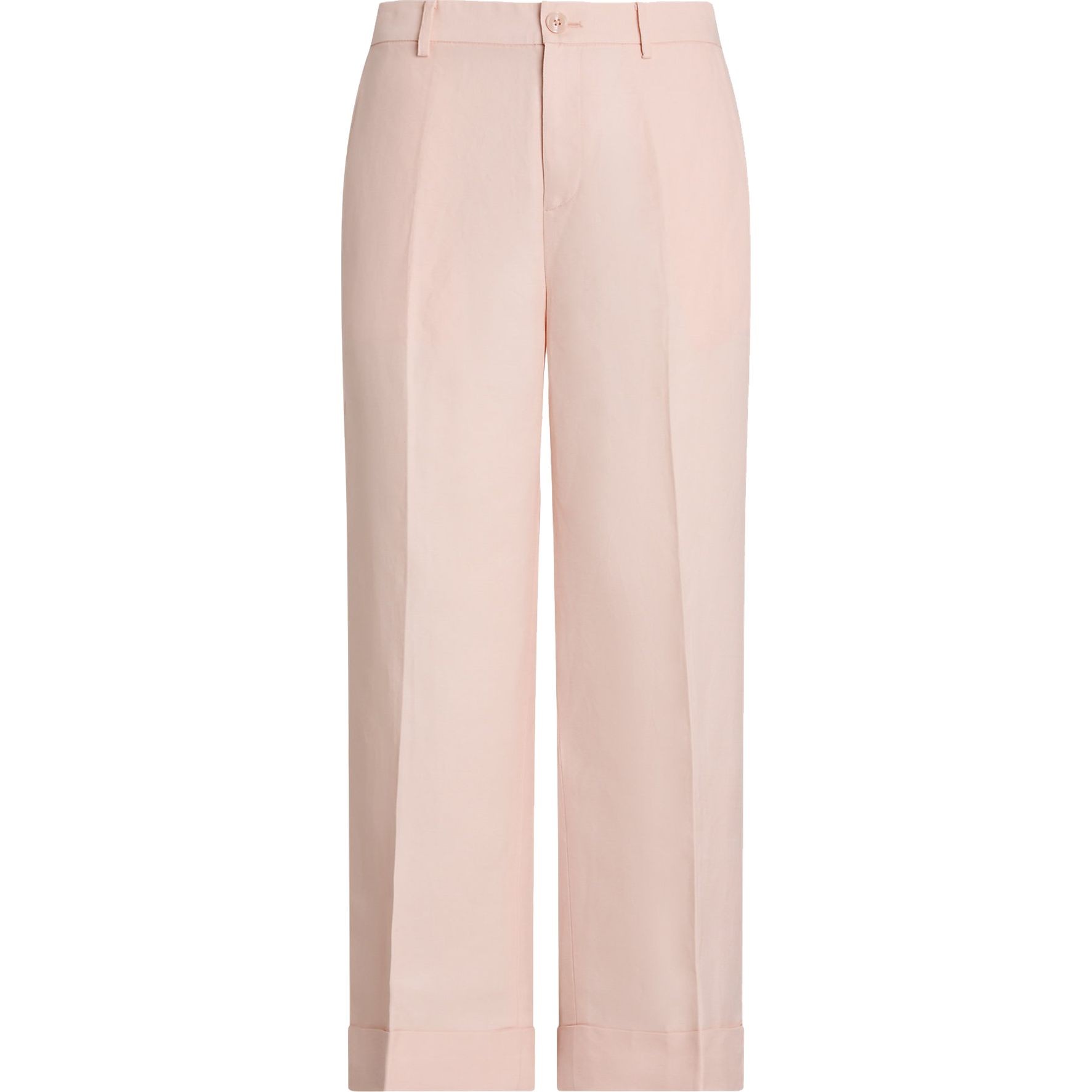LAUREN RALPH LAUREN Laisvalaikio kelnės moterims, Rožinė, Culcette cropped flat pants