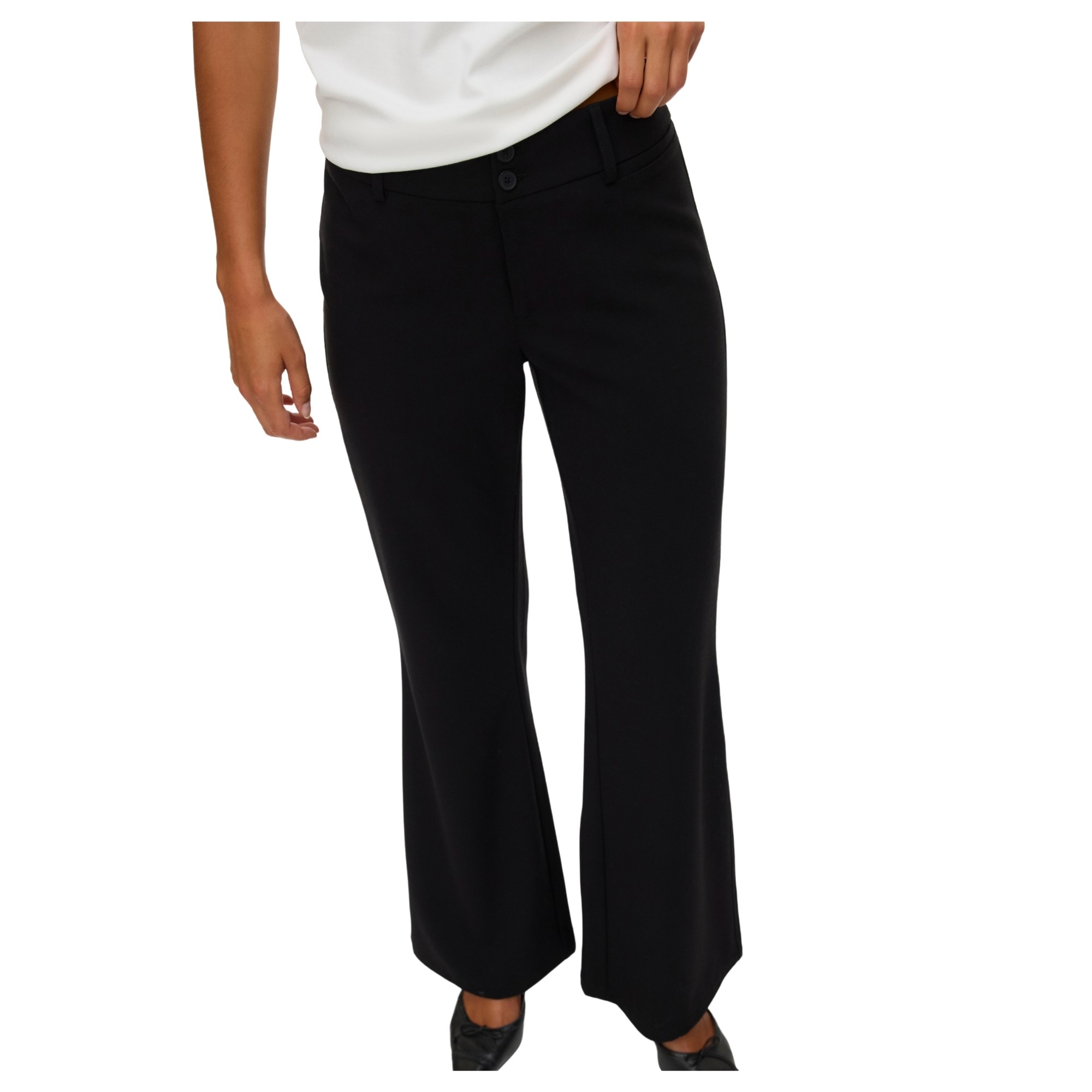 VERO MODA Formalios kelnės moterims, Juoda, Indie 1