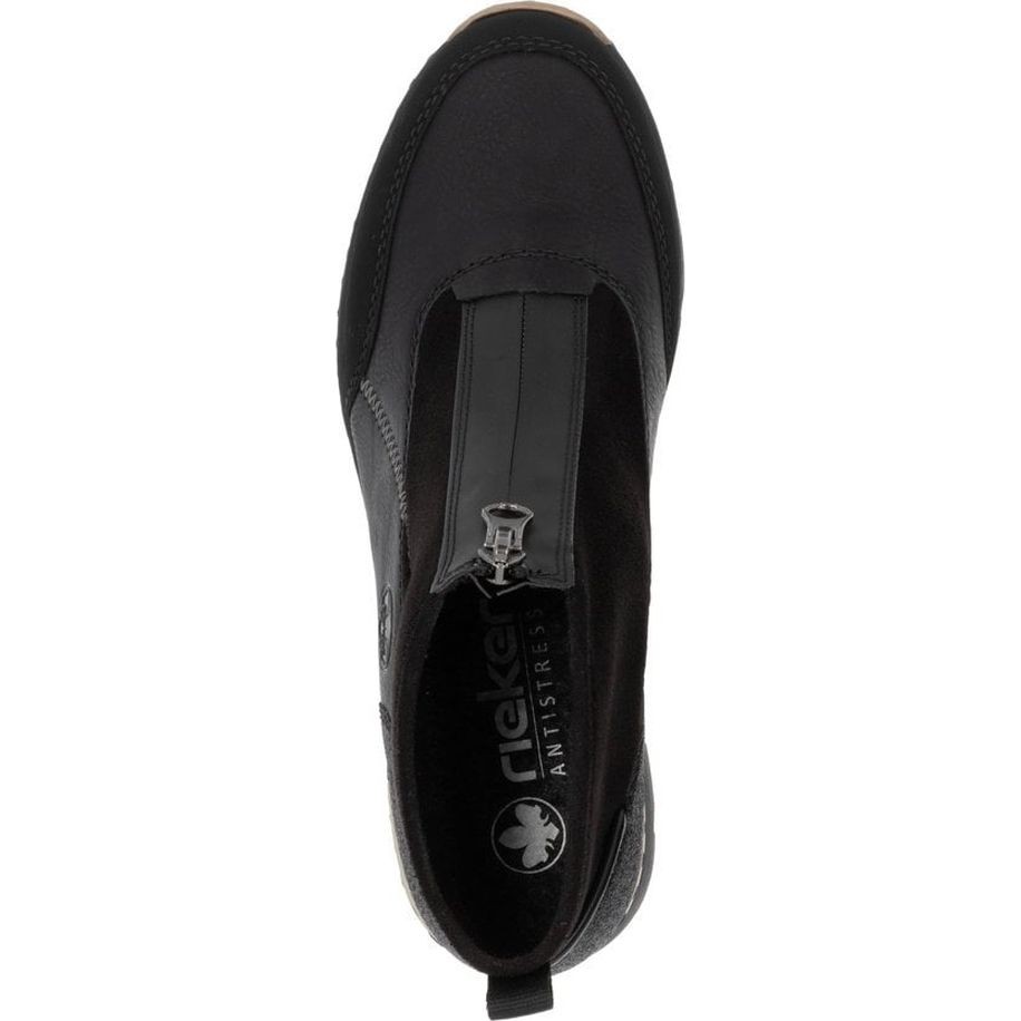 RIEKER Aulinukai moterims, Juoda, Ladies short boots 5