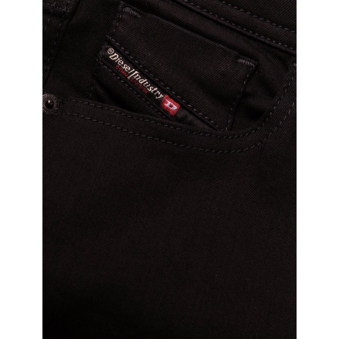 DIESEL Aptempti džinsai moterims, Juoda, Slandy l.32 trousers 3