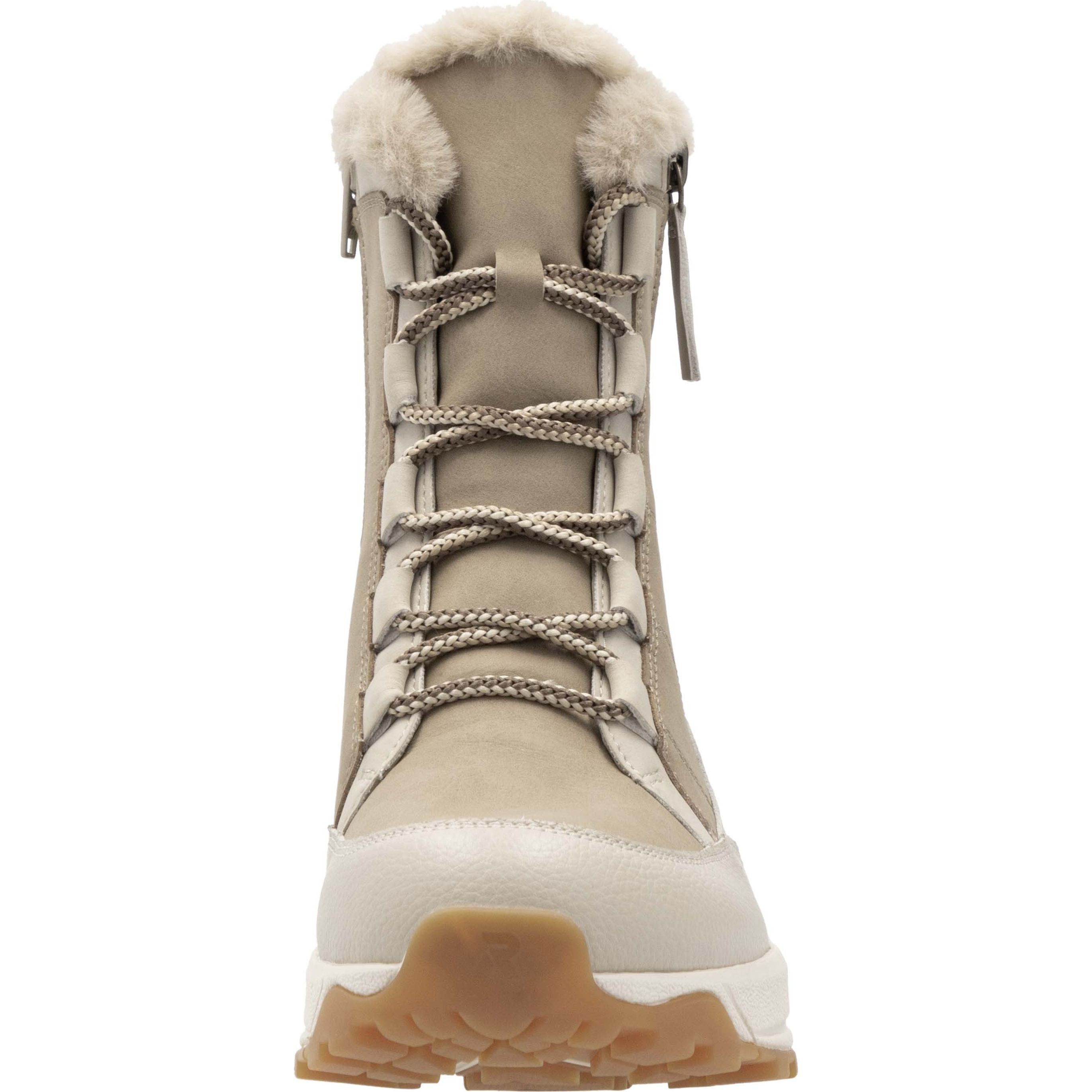 RIEKER EVOLUTION Aulinukai moterims, Smėlio, Ladies mid height boots 8