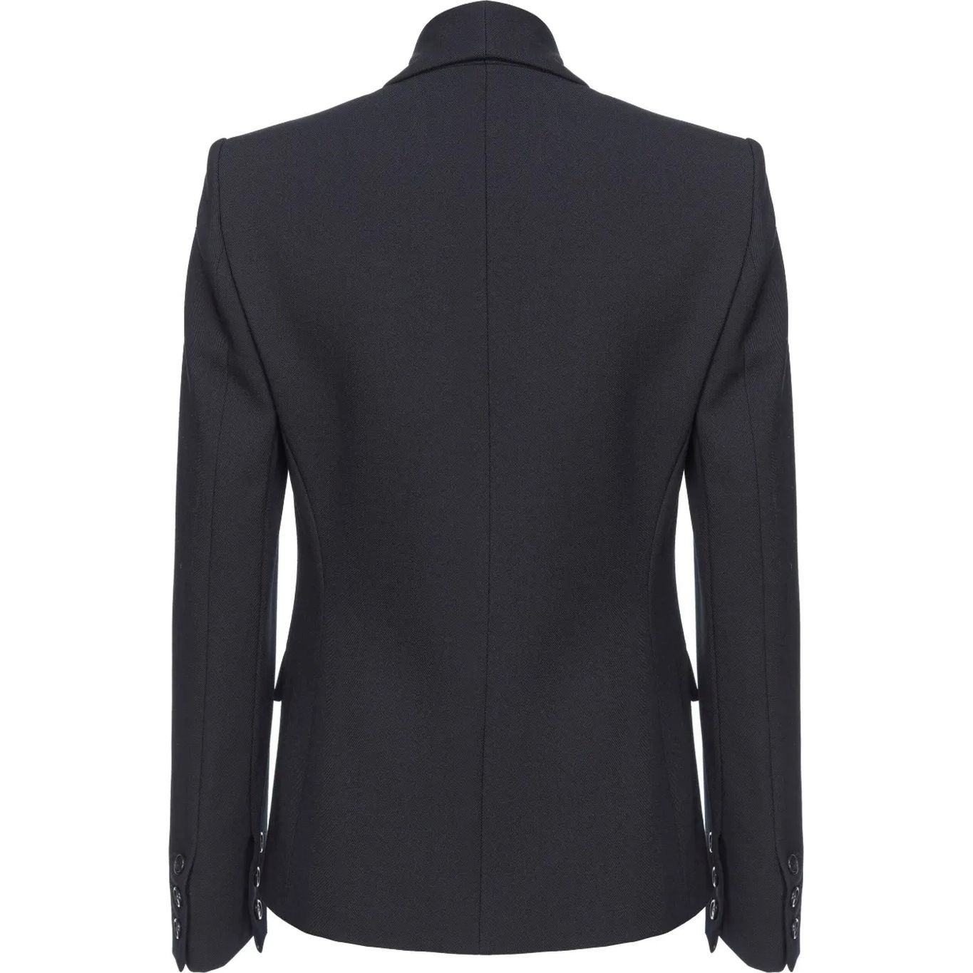 PINKO Švarkas moterims, Juoda, Shawl-lapel twill blazer 2