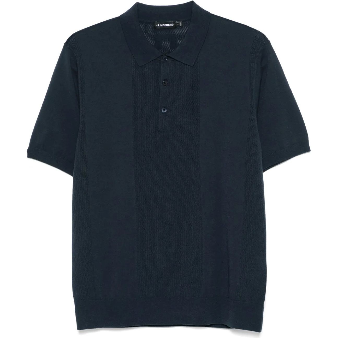 J.LINDEBERG Polo marškiniai trumpos rank. vyrams, Mėlyna, Reymond solid stripe polo