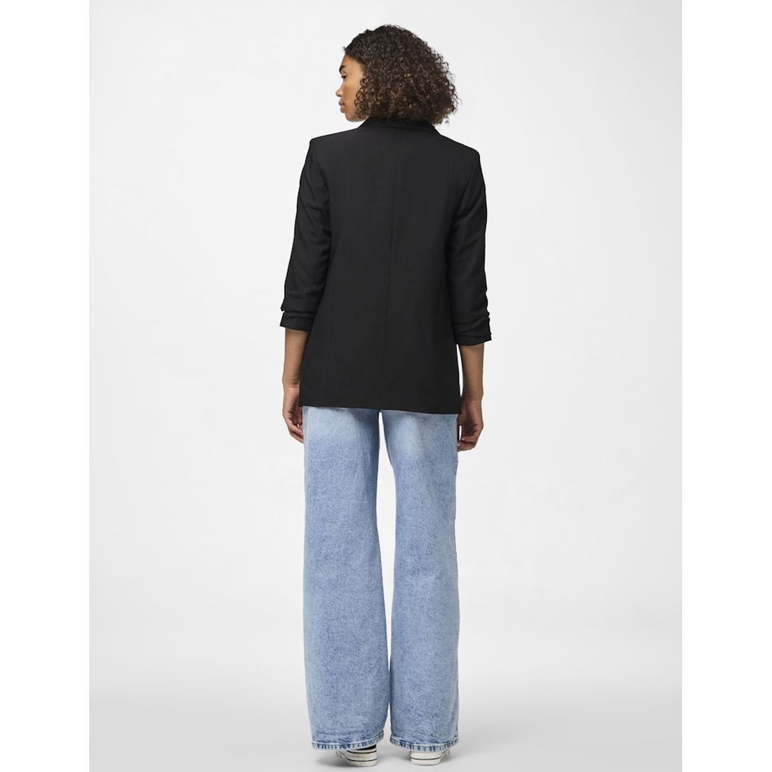 PIECES Švarkas moterims, Juoda, Bosella 3/4 blazer 5