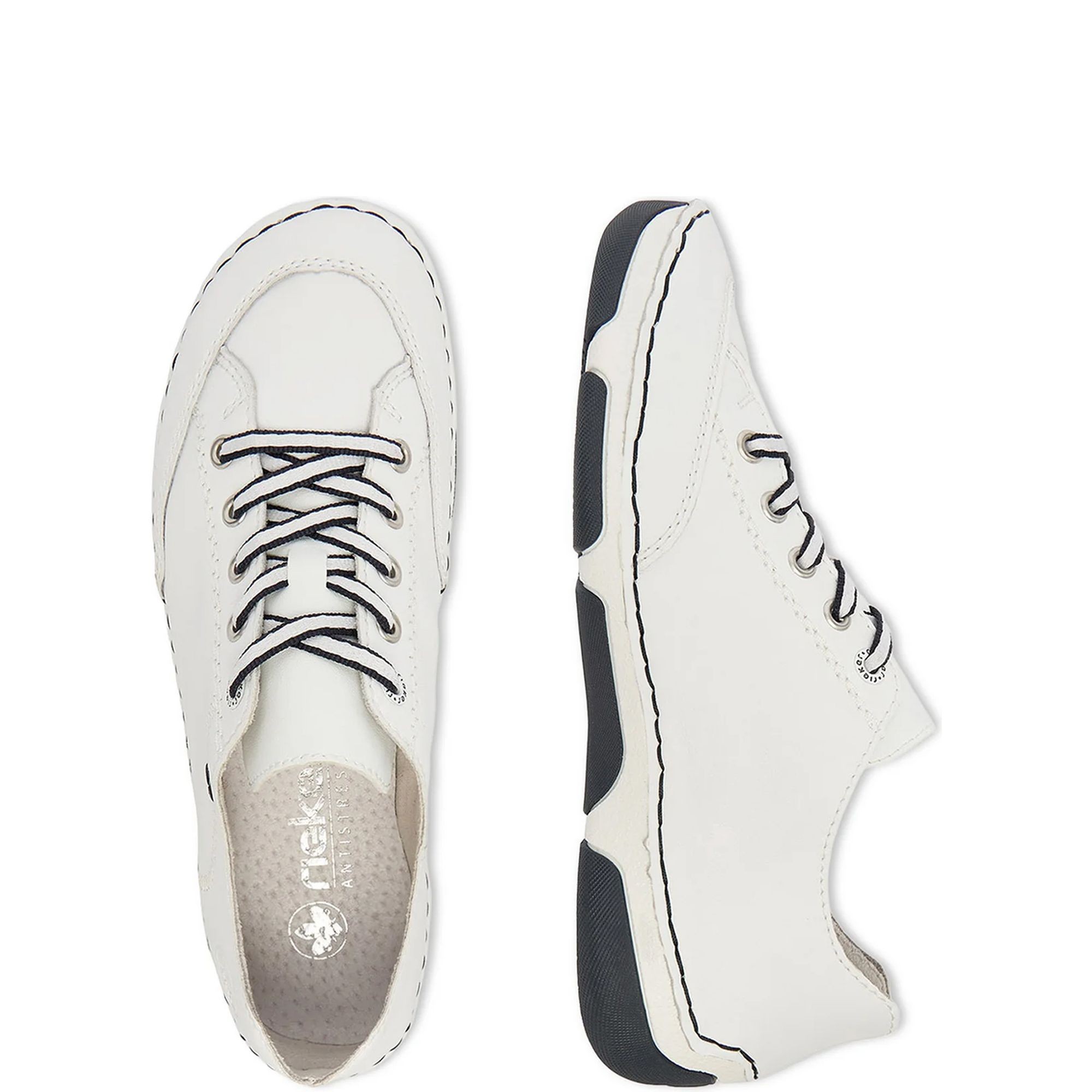 RIEKER Laisvalaikio bateliai moterims, Balta, Leisure 3