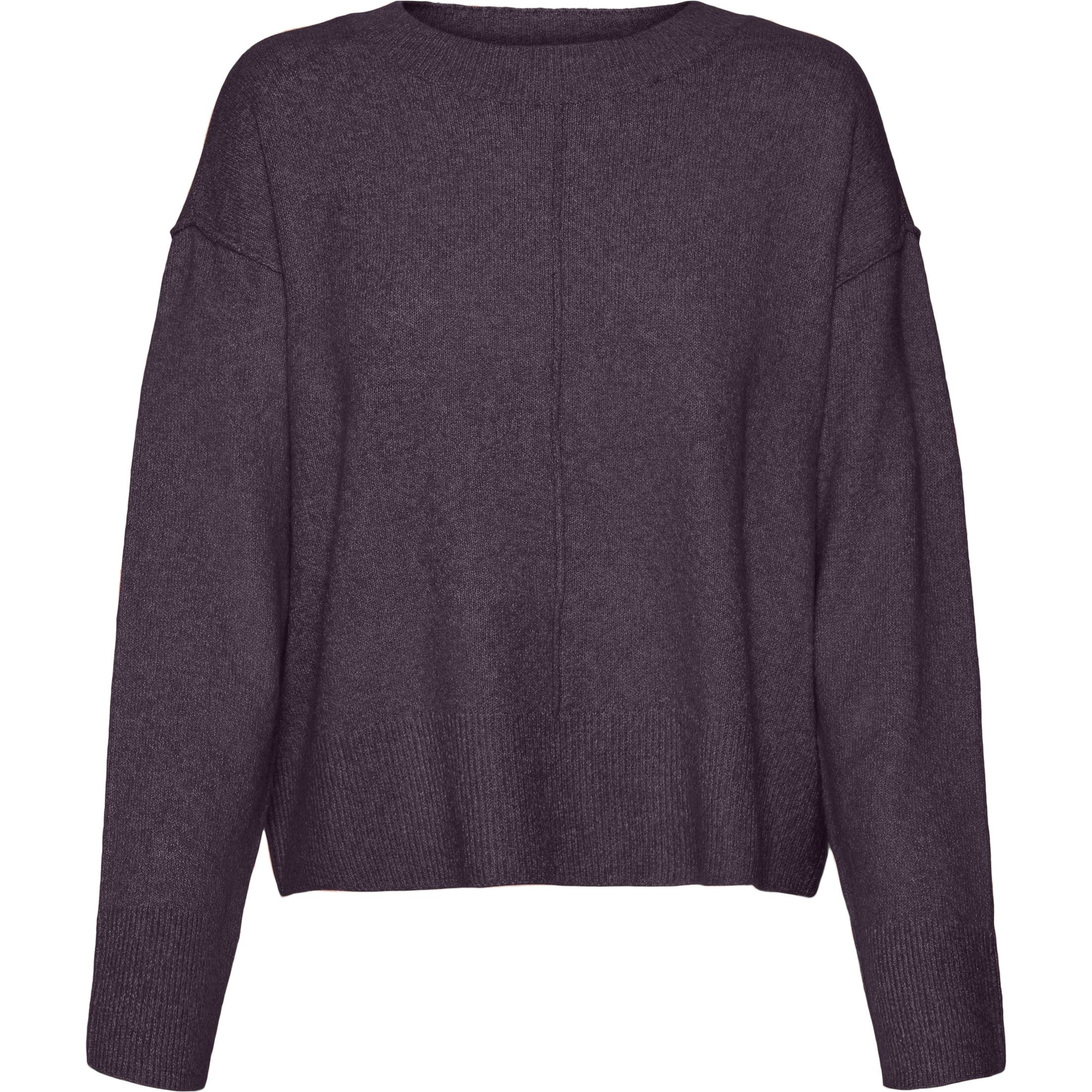 VERO MODA Megztinis moterims, Violetinė, Esti o-neck pullover boo 1