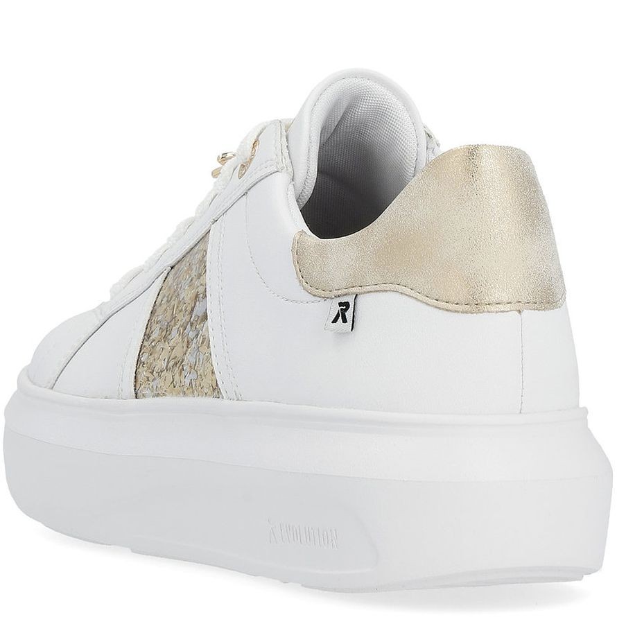 RIEKER Laisvalaikio bateliai moterims, Balta, LEISURE 5