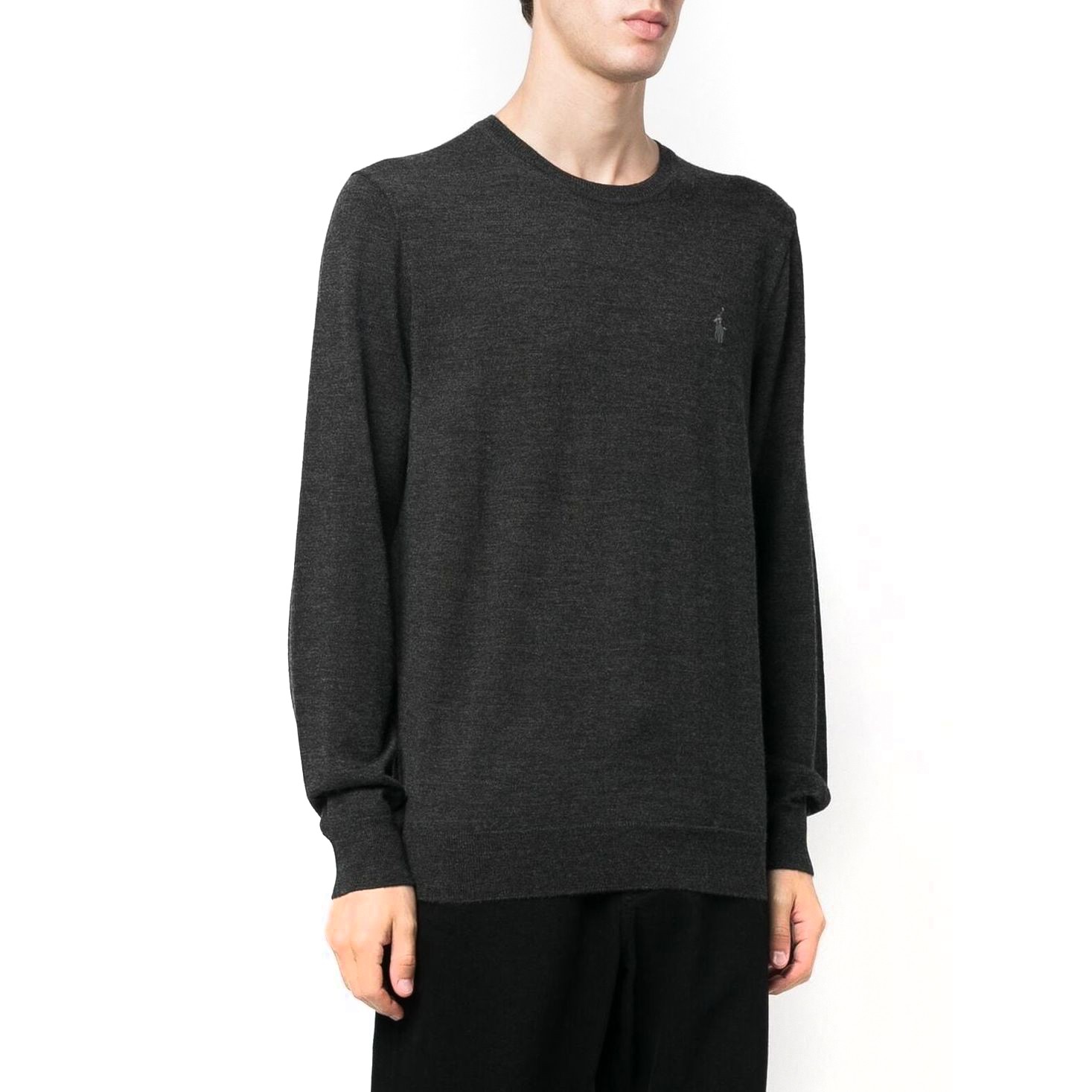 POLO RALPH LAUREN Sportinis nertinis vyrams, Pilka, Long sleeve pullover 2