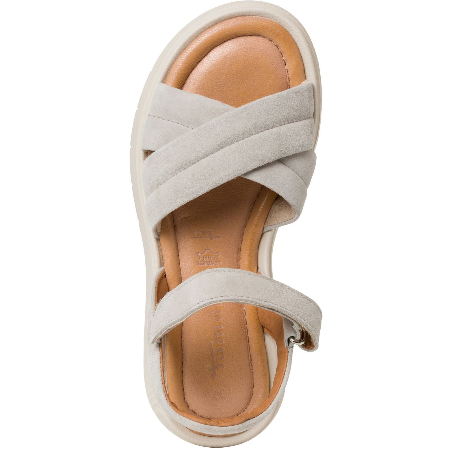 TAMARIS Basutės moterims, Smėlio, Sandals 4