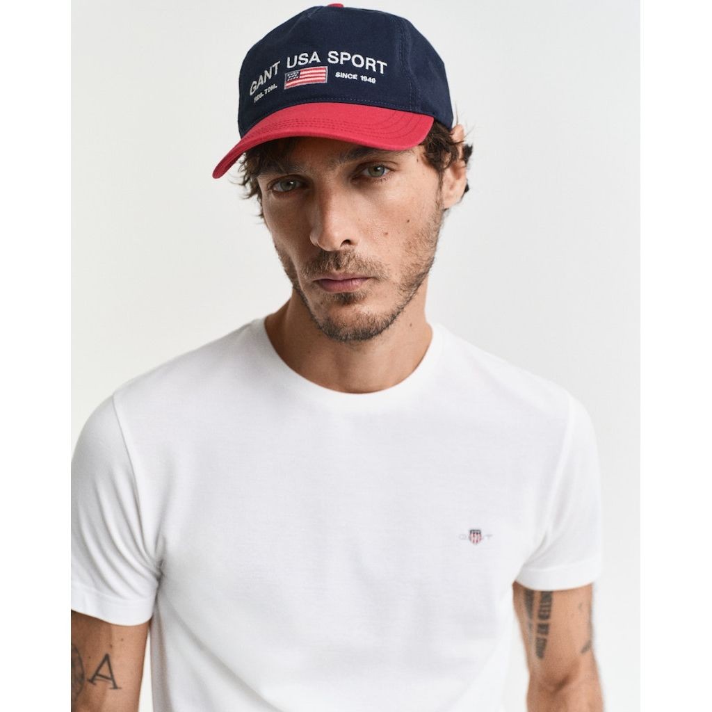 GANT Marškinėliai vyrams, Geltona, SLIM PIQUE SS T-SHIRT 4