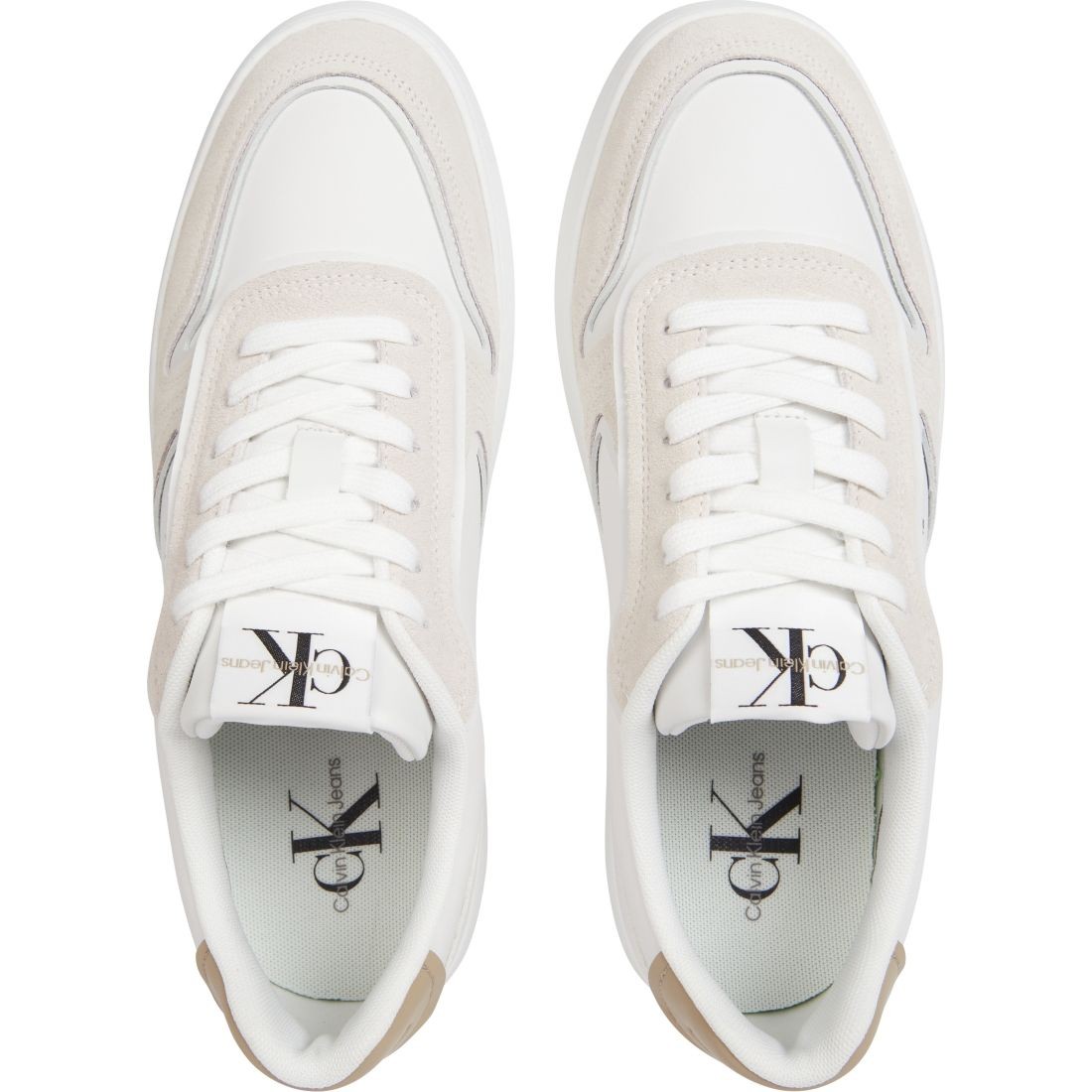 CALVIN KLEIN JEANS Sportiniai bateliai vyrams, Balta, Casual cupsole sport shoe 3