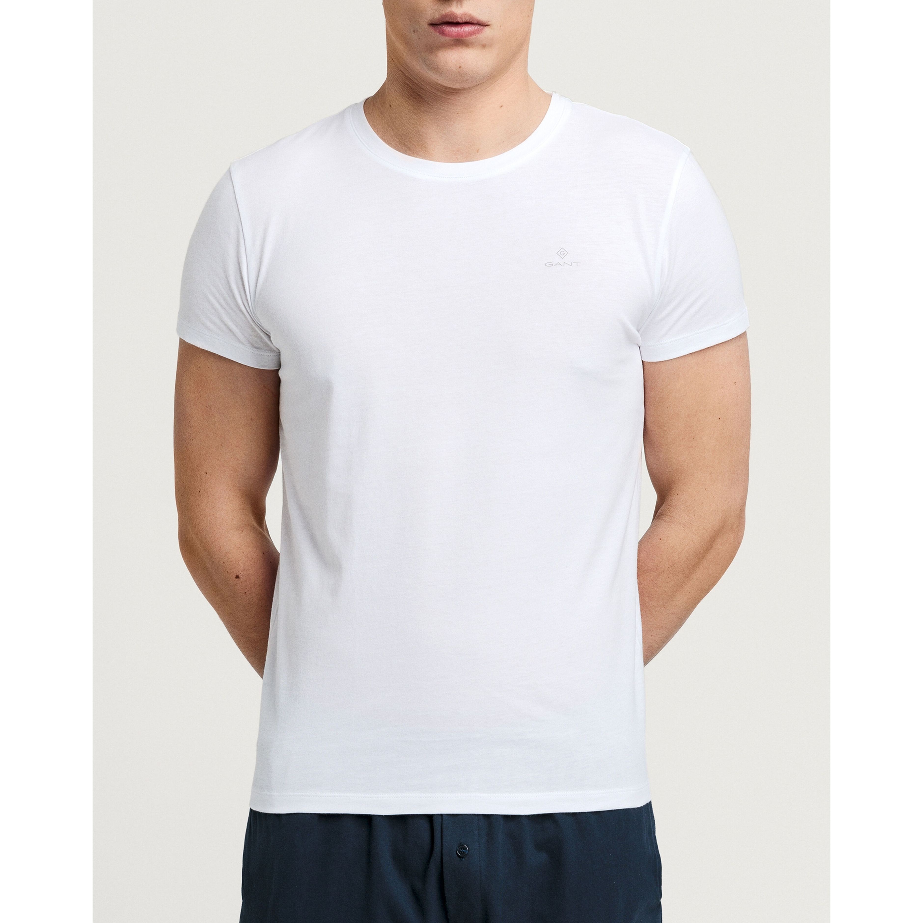 GANT Marškinėliai vyrams, C-NECK T-SHIRT 2-PACK 2