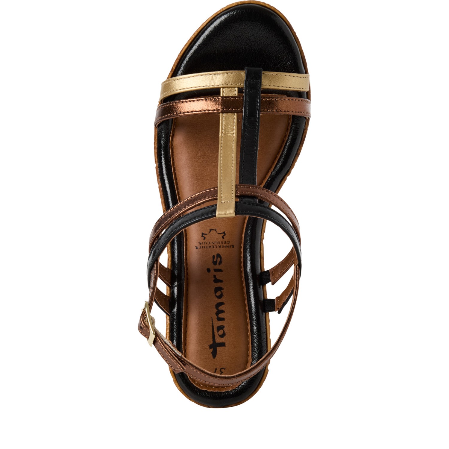 TAMARIS Basutės moterims, Juoda, Sandals 5 TAMARIS Basutės moterims, Juoda, Sandals 5