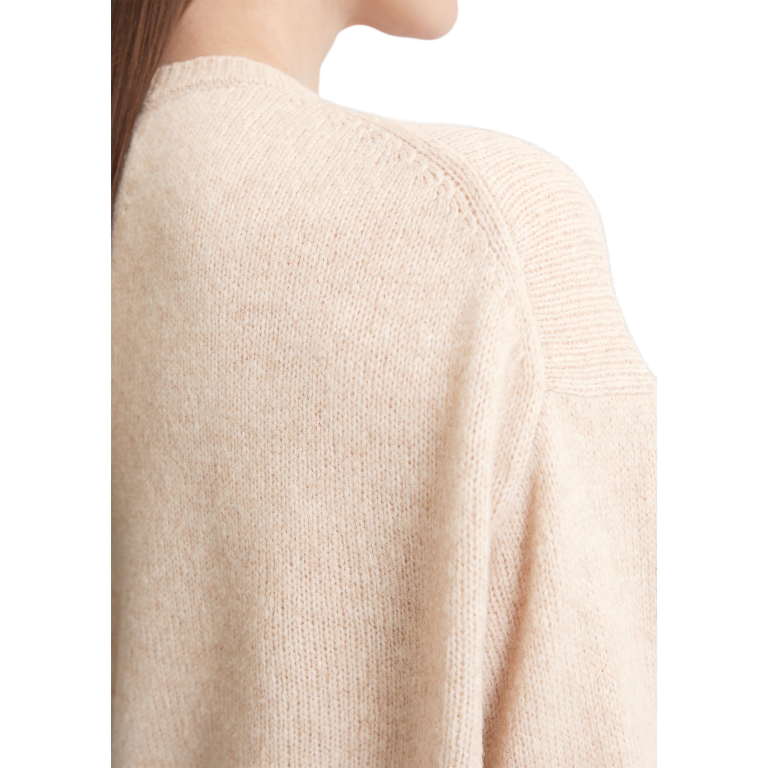 MARC O'POLO Megztinis moterims, Smėlio, Sweater 408612160463 4