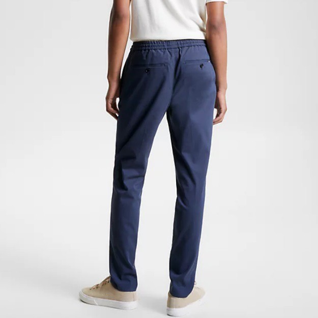 TOMMY HILFIGER Sportinės kelnės vyrams, Mėlyna, Hampton birds eye 1plt po 3