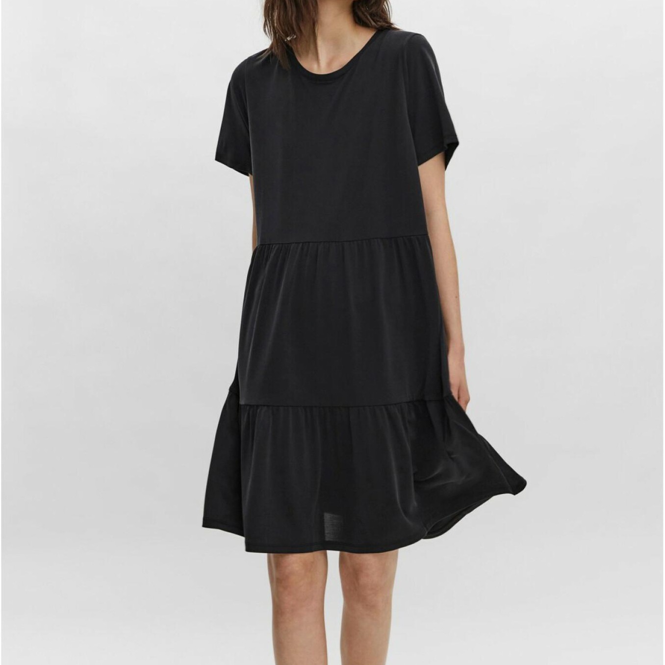 VERO MODA Mini suknelė moterims, Juoda, VMFILLI CALIA SS SHO 2