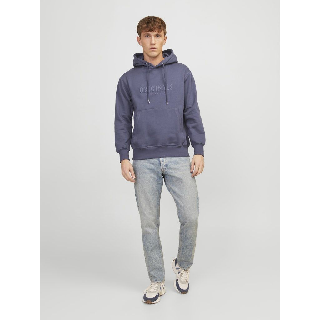 JACK & JONES Džemperis vyrams, Mėlyna, Frederik sberg sweat hood 4