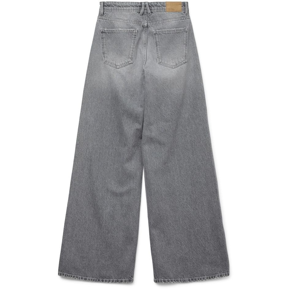 VERO MODA Platūs džinsai moterims, Pilka, Remy wide 2