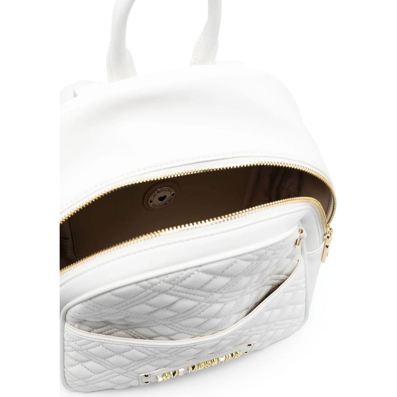 LOVE MOSCHINO Kuprinė moterims, Balta, Backpack 4