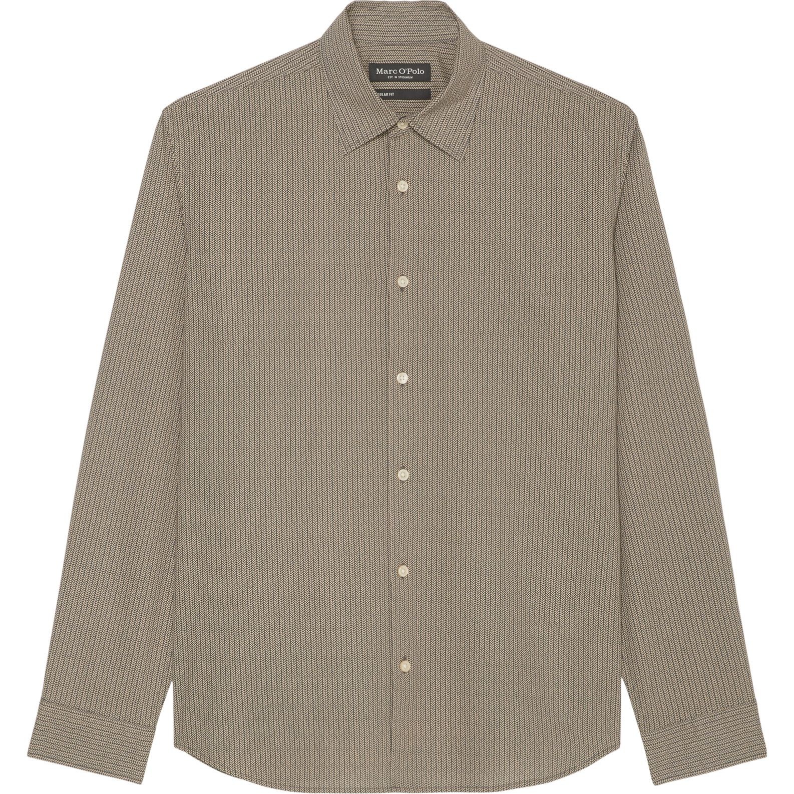 MARC O'POLO Marškiniai ilgomis rankovėmis vyrams, Pilka, Shirts lon 428735442118 1