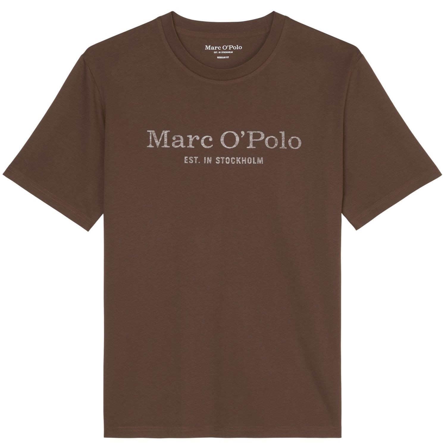 MARC O'POLO Marškinėliai vyrams, Ruda 1