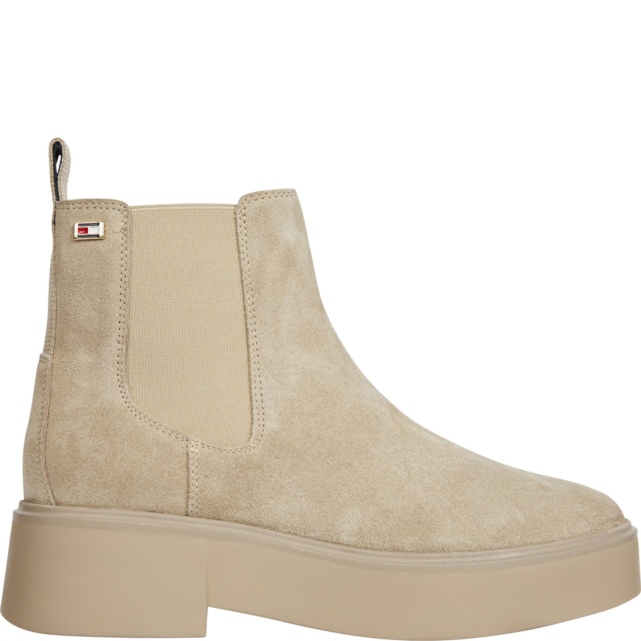 TOMMY HILFIGER Aulinukai moterims, Smėlio, Minimal chelsea flag 2