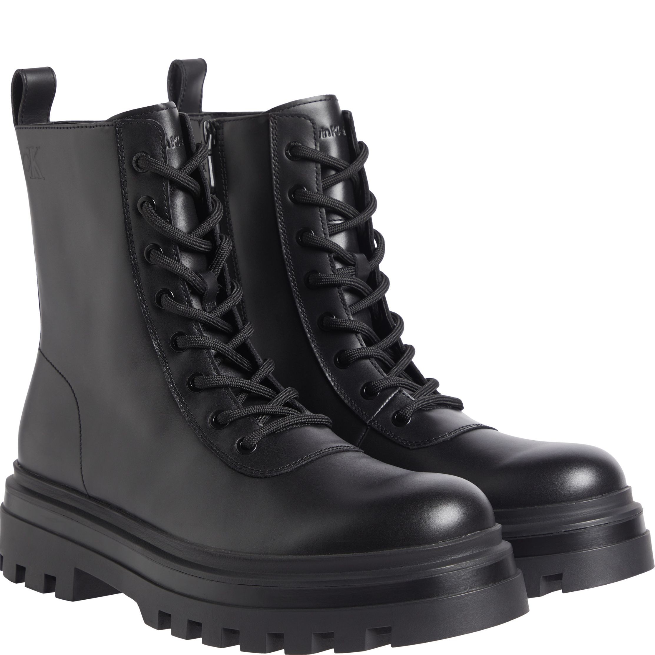 CALVIN KLEIN JEANS Aulinukai vyrams, Juoda, Lugged lace zip boot 1