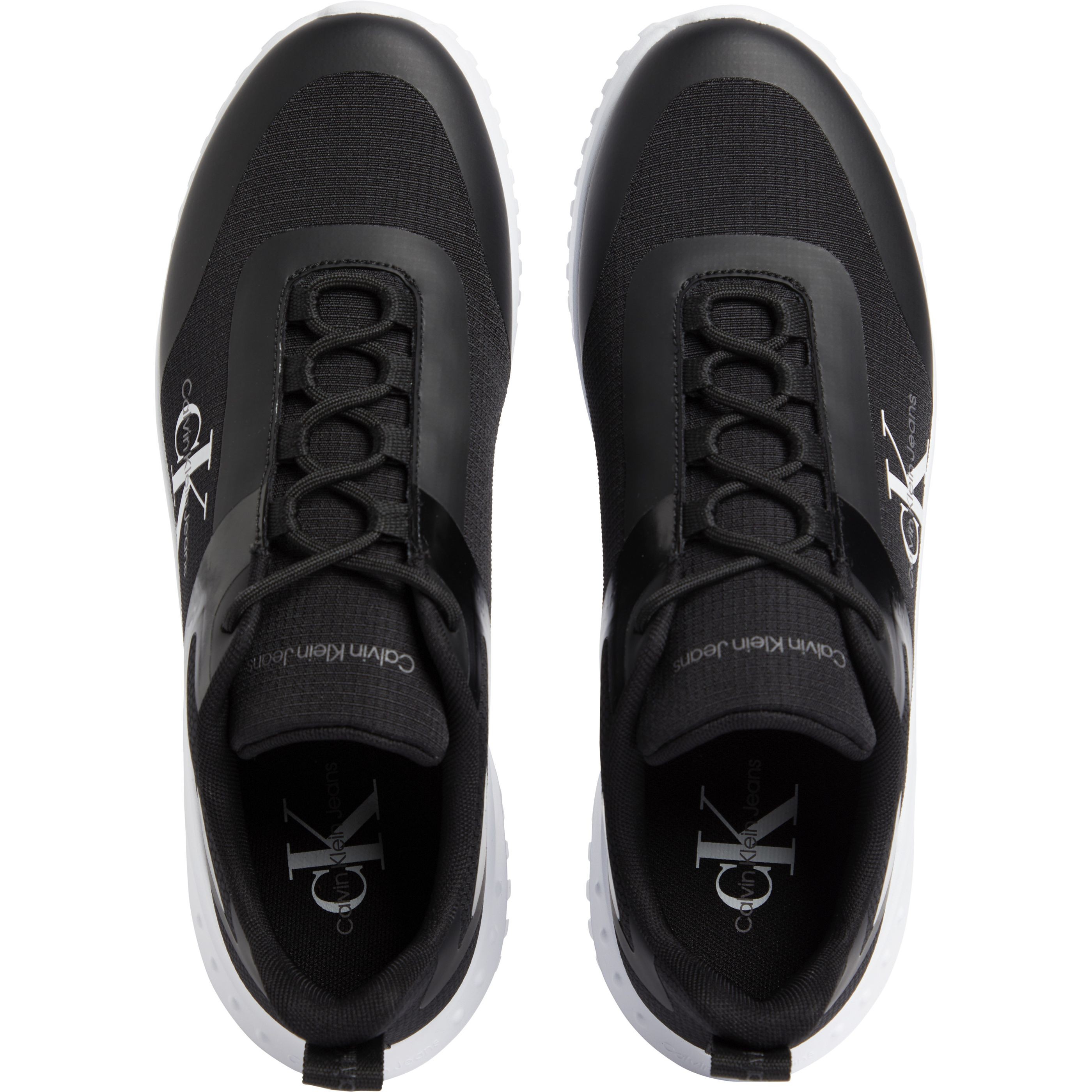 CALVIN KLEIN JEANS Laisvalaikio bateliai vyrams, Juoda, Eva runner low lace sneaker 3