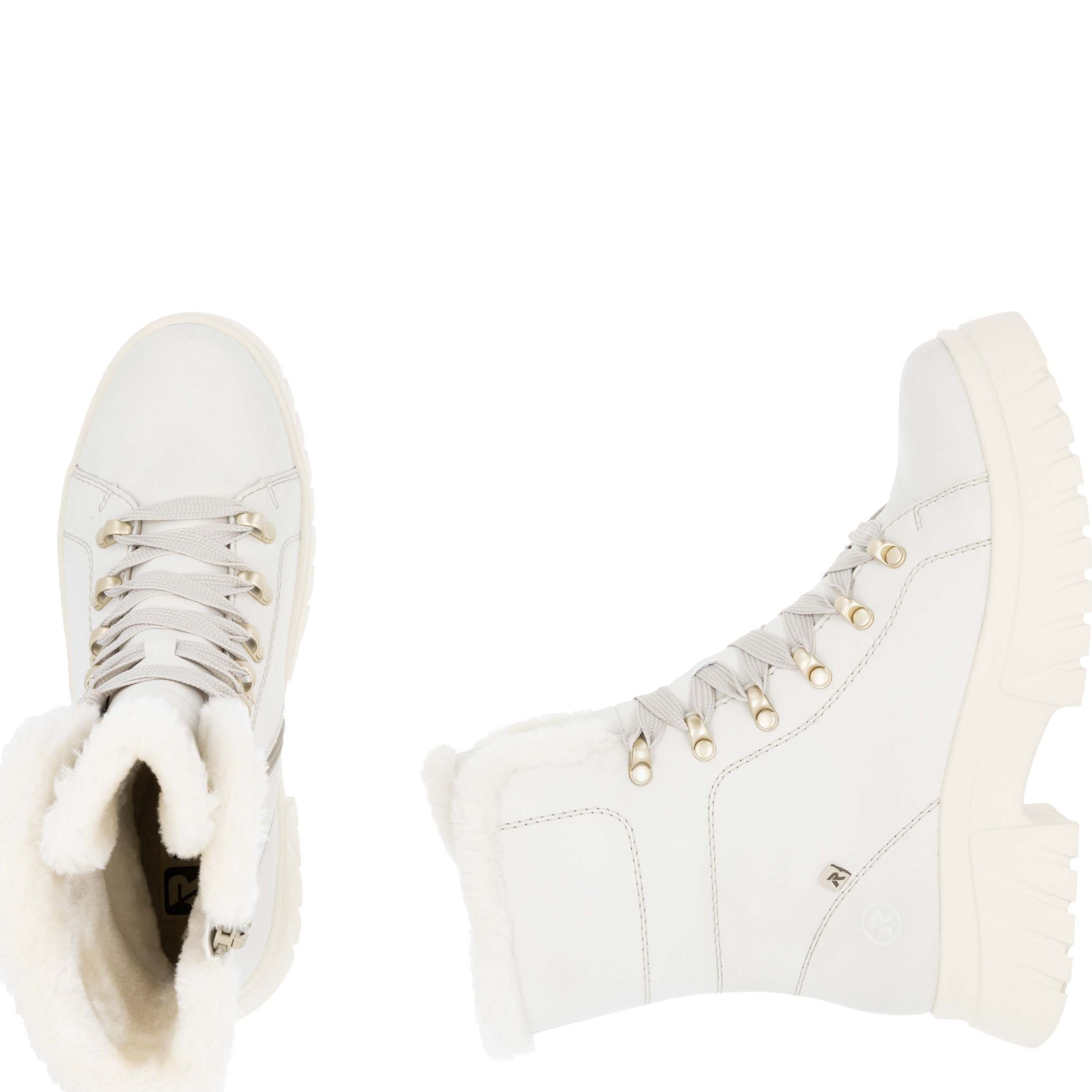 RIEKER EVOLUTION Aulinukai moterims, Balta, Ladies mid height boots 10