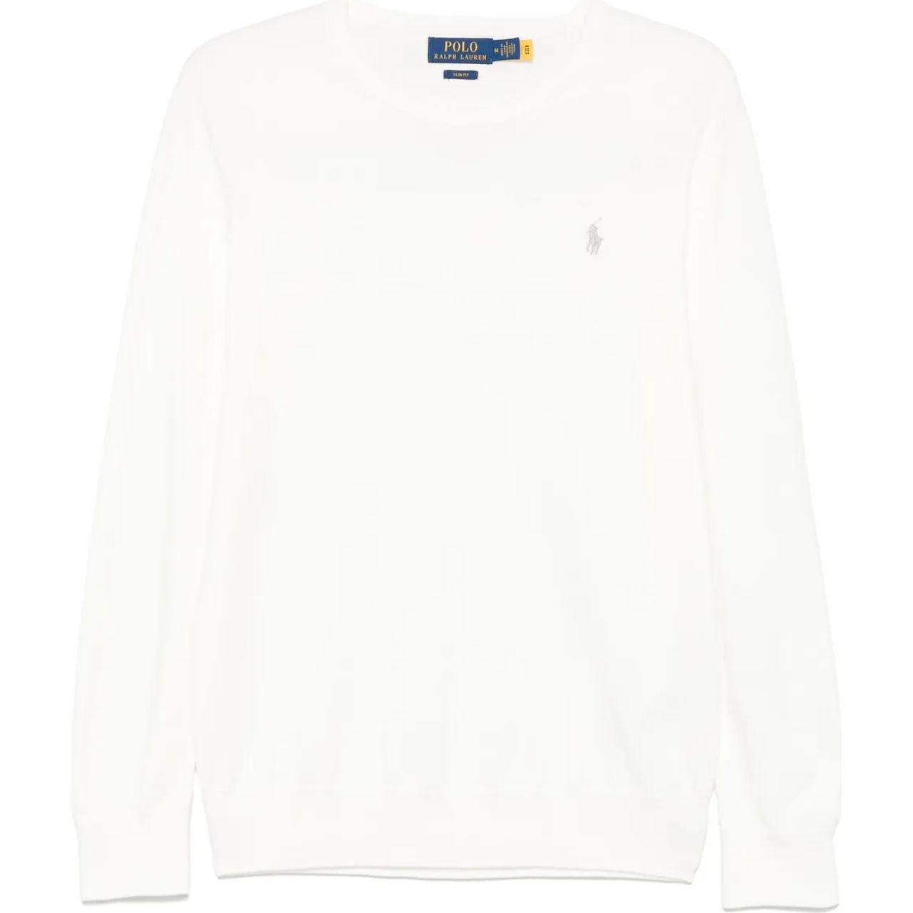 POLO RALPH LAUREN Megztinis vyrams, Balta, Long sleeve-pullover