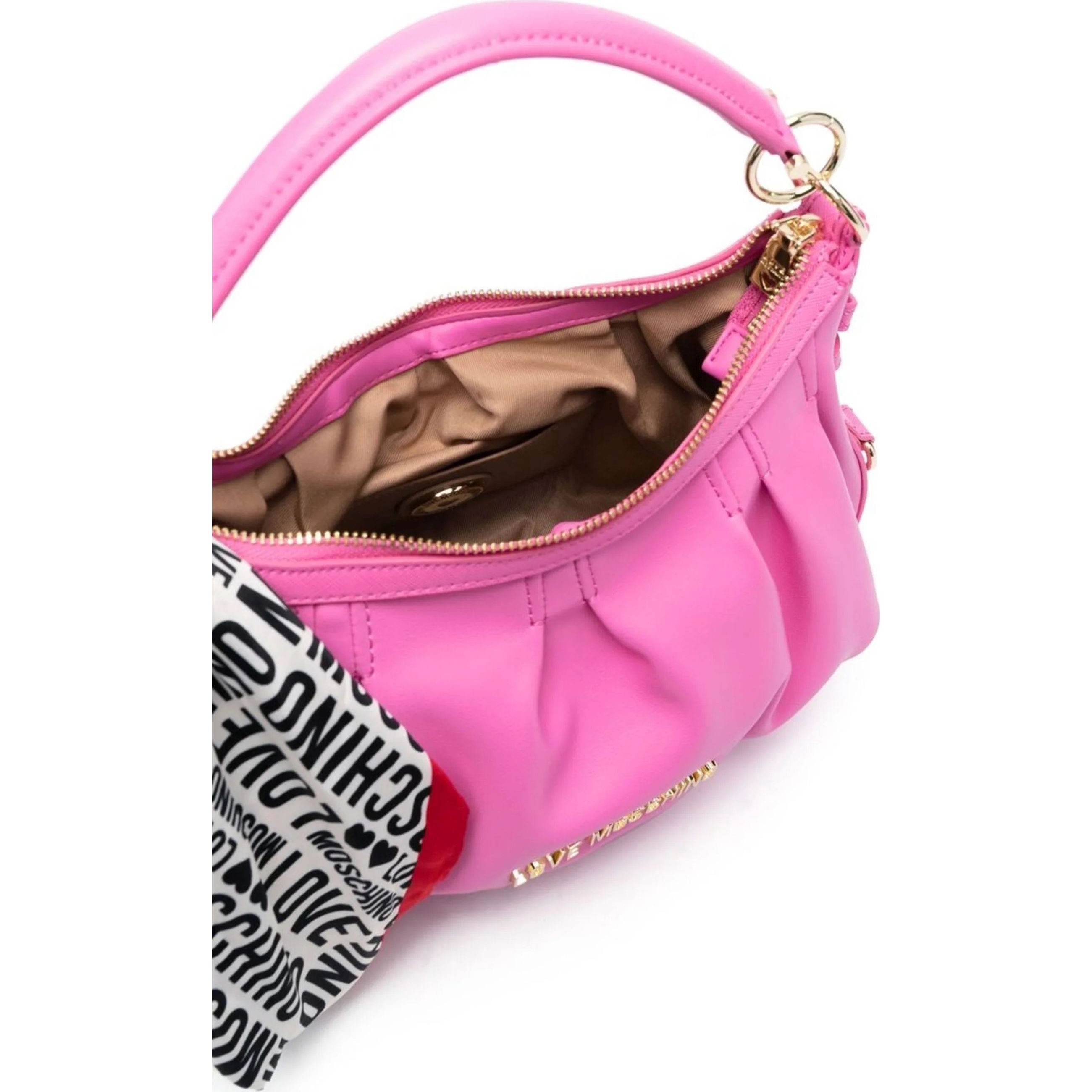 LOVE MOSCHINO Rankinė per petį moterims, Rožinė, Top handle shoulder bag 4