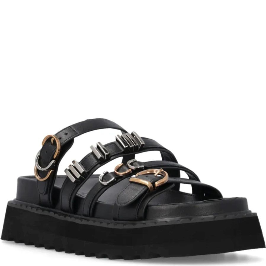 PINKO Basutės moterims, Juoda, Kate 02 - sandal 2