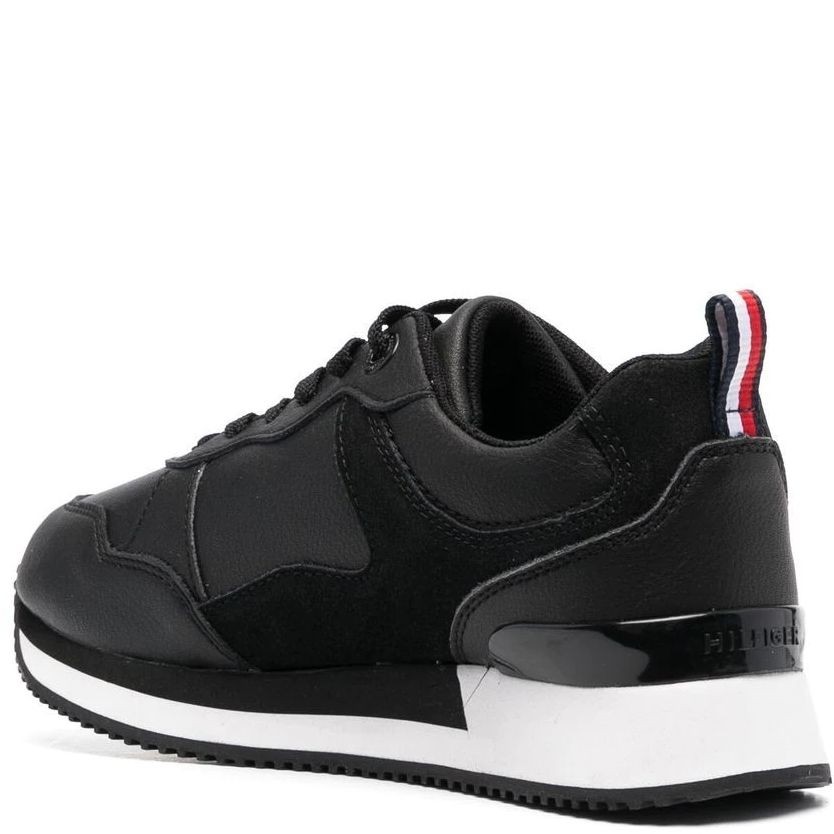 TOMMY HILFIGER Sportiniai bateliai moterims, Juoda, TH ESSENTIAL RUNNER 3