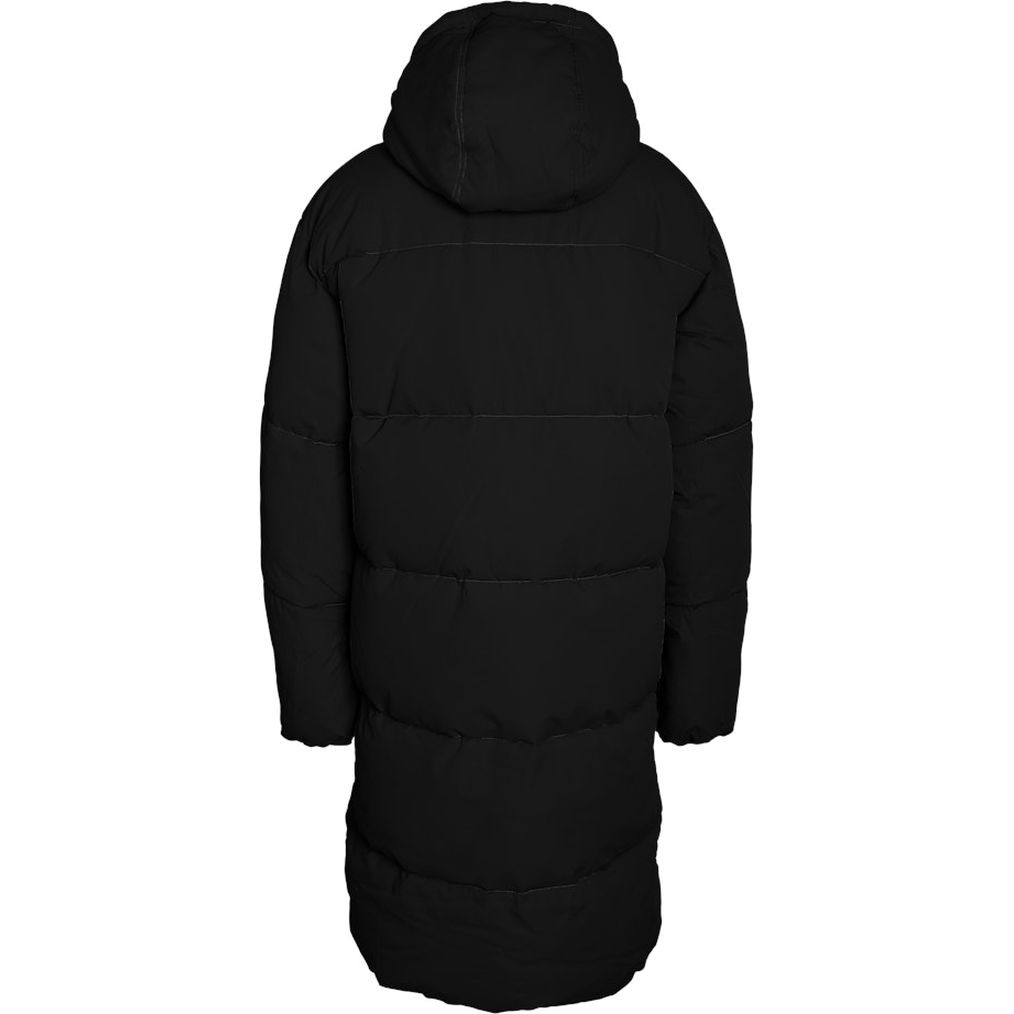 NOISY MAY Pūkinis paltas moterims, Juoda, Tenna long jacket 2