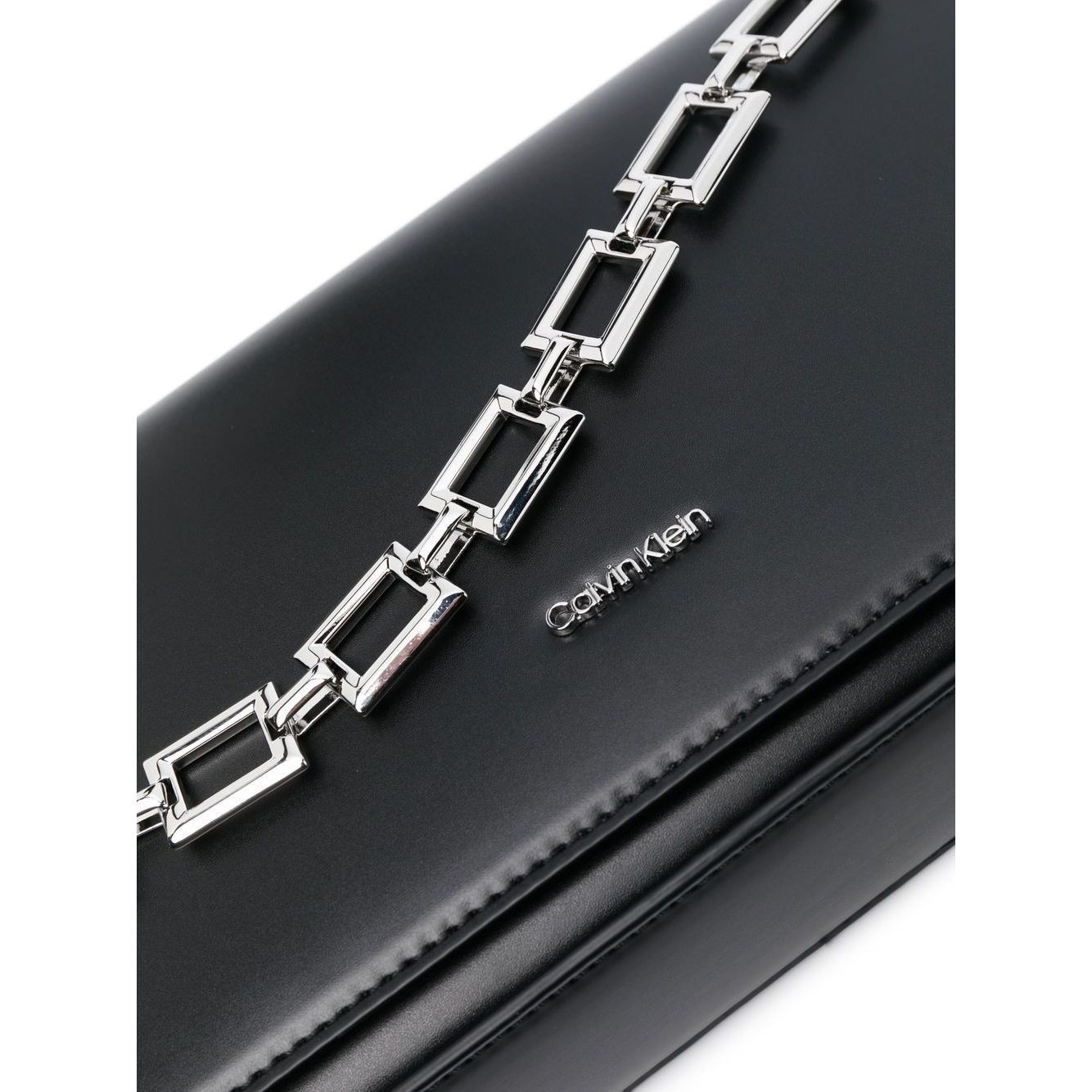 CALVIN KLEIN Rankinė per petį moterims, Juoda, ARCHIVAL CHAIN SHOULDER BAG 3