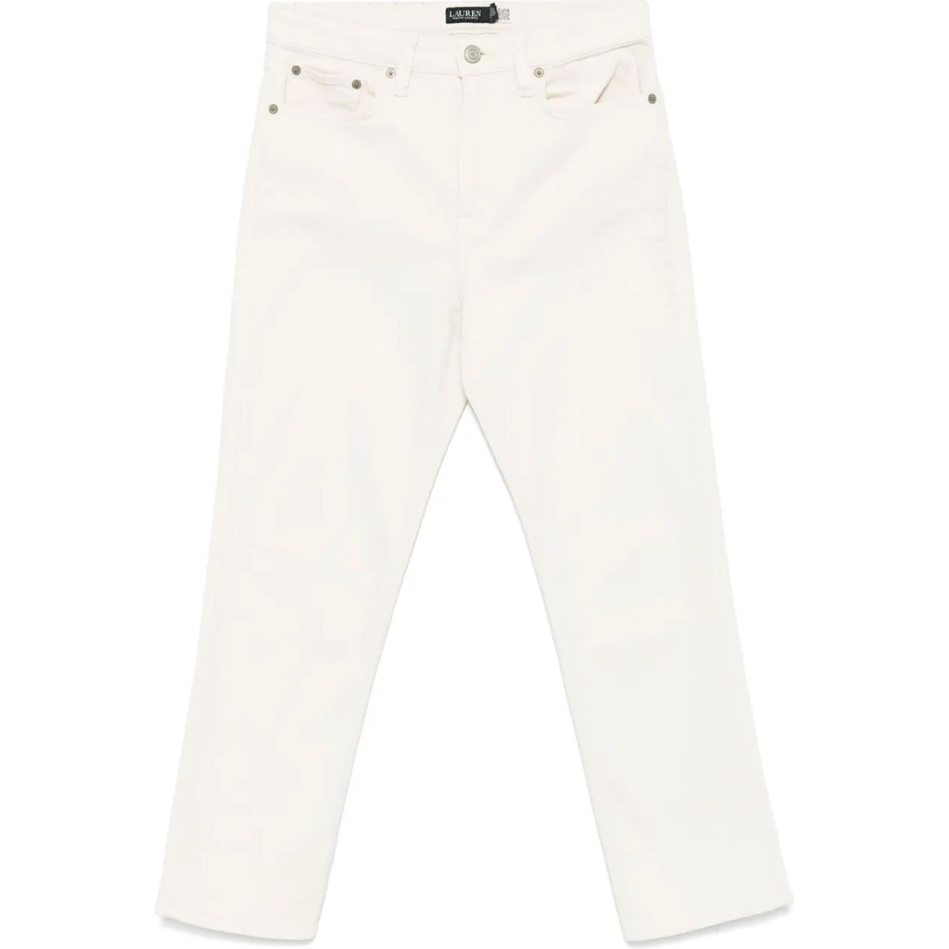 LAUREN RALPH LAUREN Tiesūs džinsai moterims, Smėlio, Hghrs st ank-ankle-straight