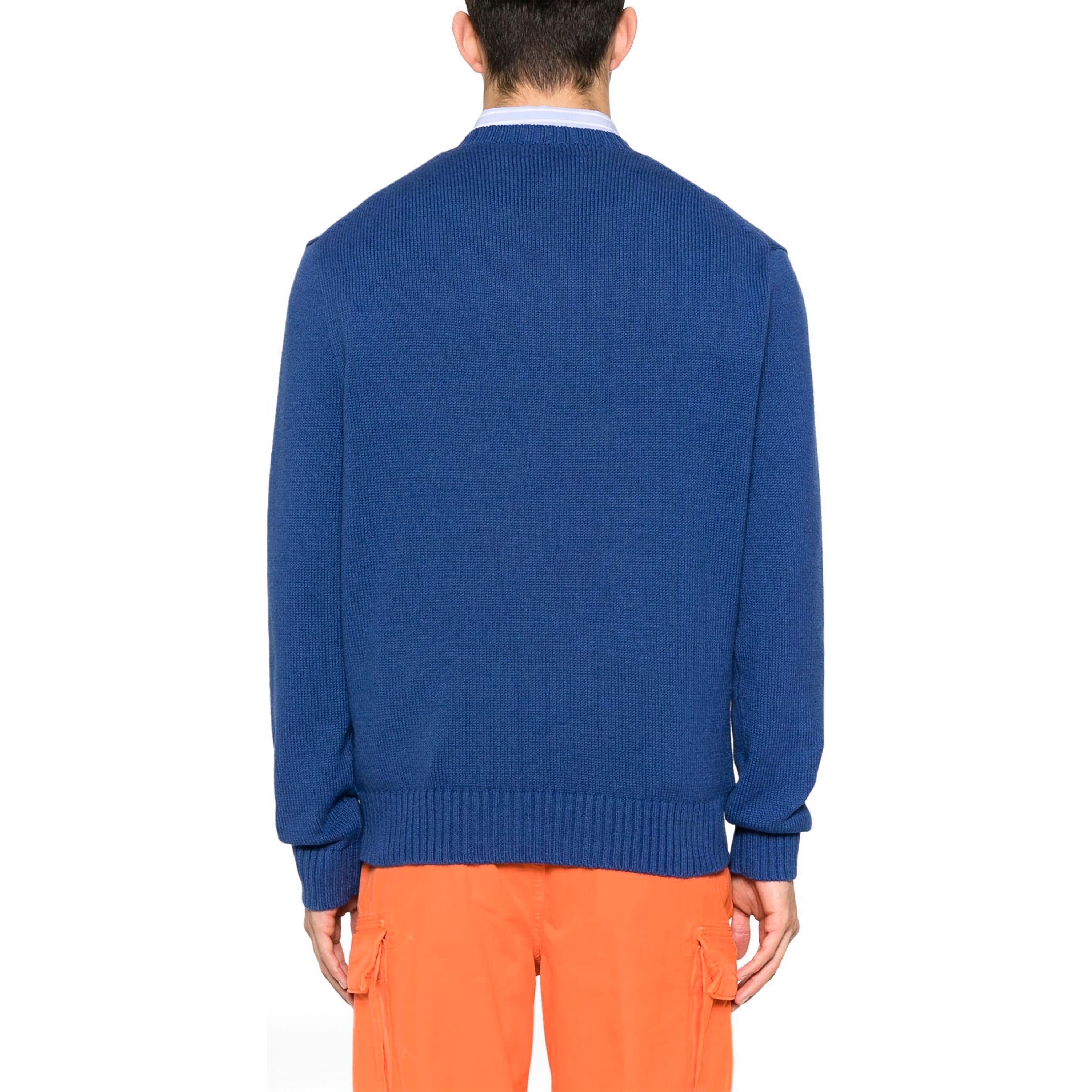 POLO RALPH LAUREN Sportinis nertinis vyrams, Mėlyna, Long sleeve pullover 3